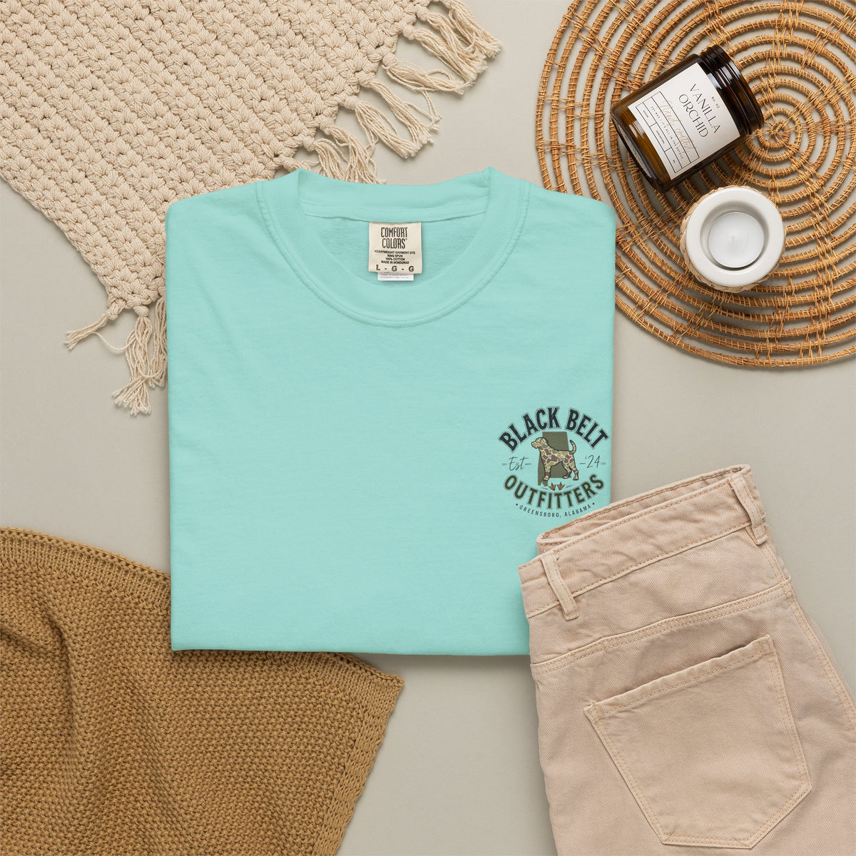 T-Shirt — Black Belt Outfitters Vintage Truck & Dog Graphic Tee