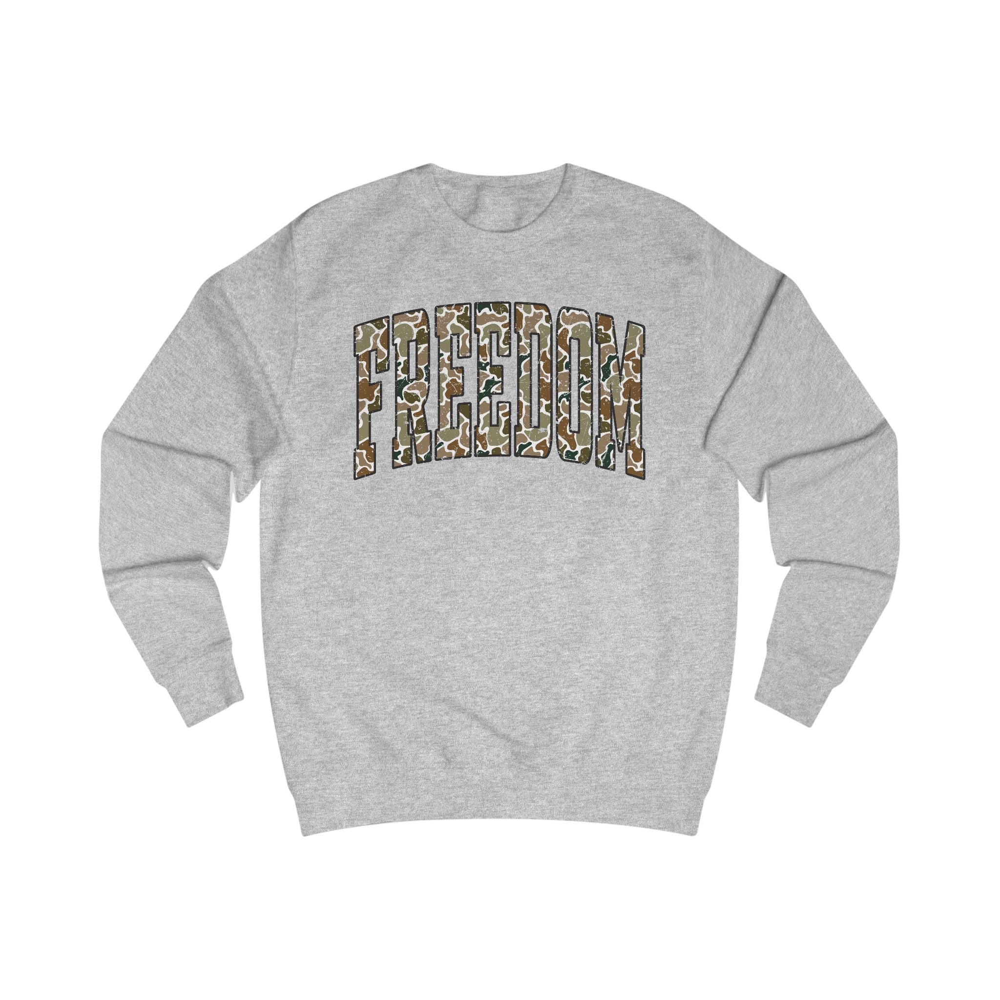 Freedom Unisex Sweatshirt, Cozy Graphic Sweater, Casual Gift, Perfect for Fall, Statement Apparel, Inspiring Fashion