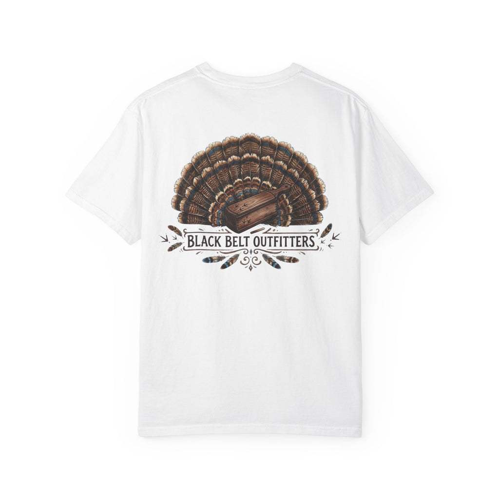 Turkey Feather Graphic T-Shirt — 'Black Belt Outfitters' Outdoor Tee