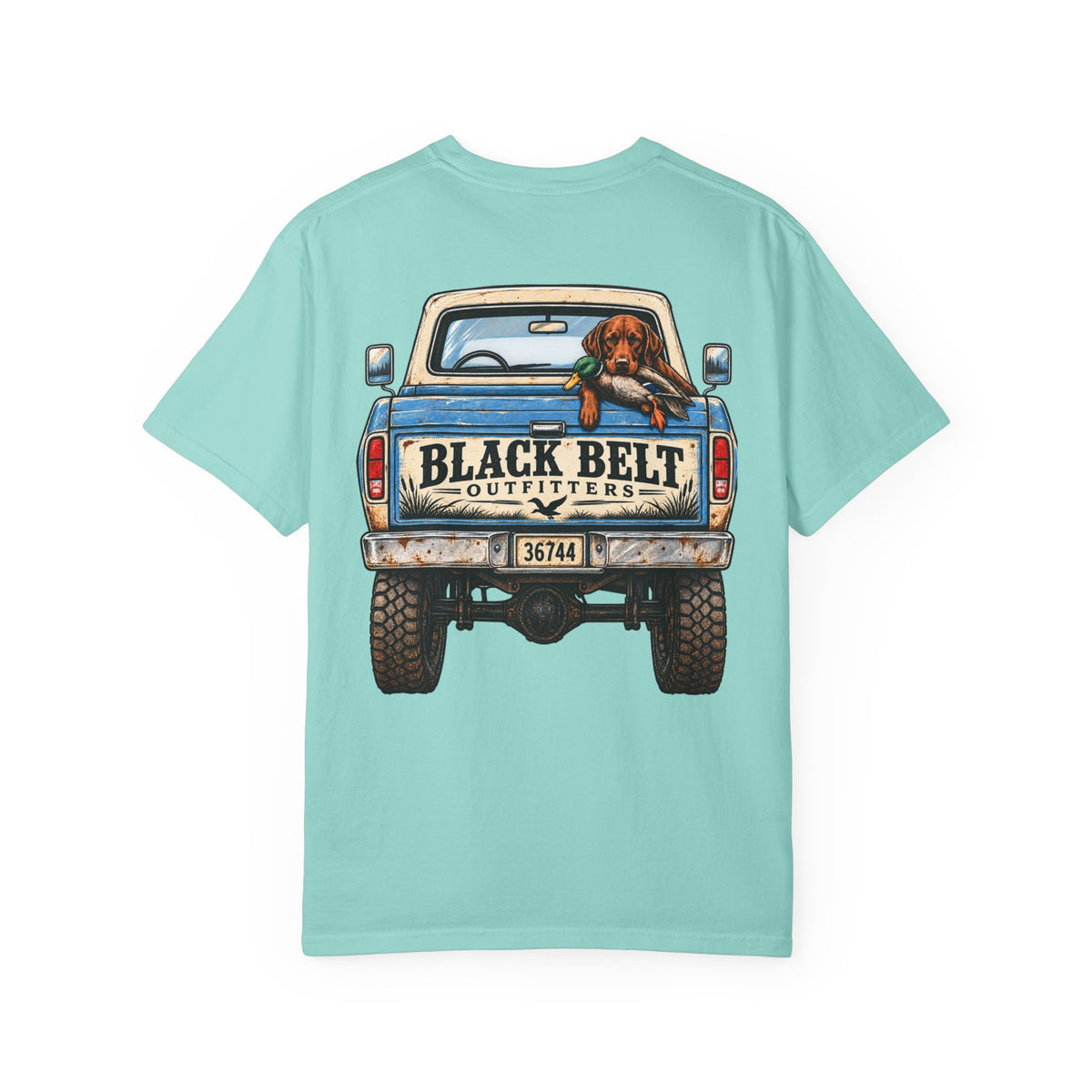T-Shirt — Black Belt Outfitters Vintage Truck & Dog Graphic Tee