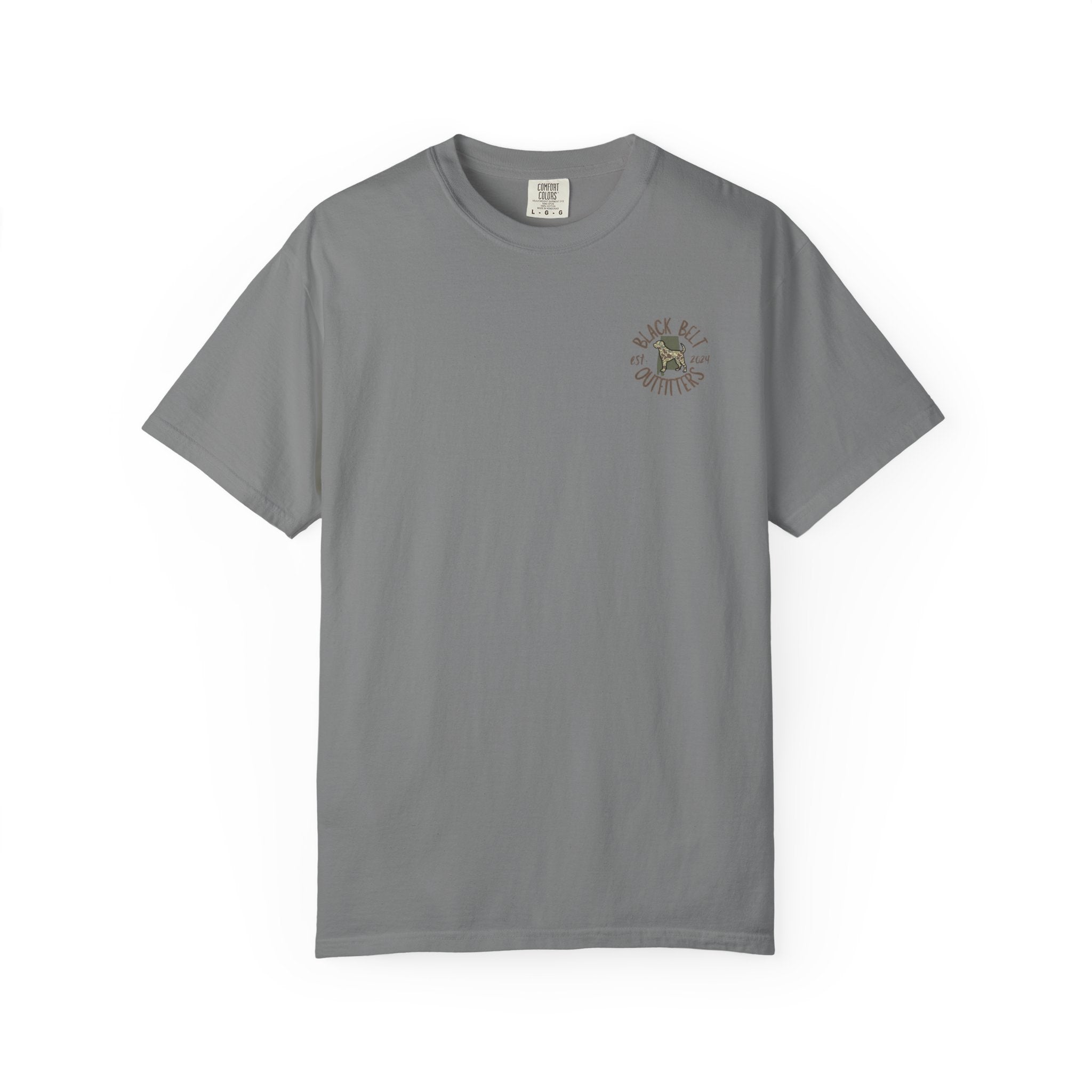 Turkey Feather Graphic T-Shirt — 'Black Belt Outfitters' Outdoor Tee