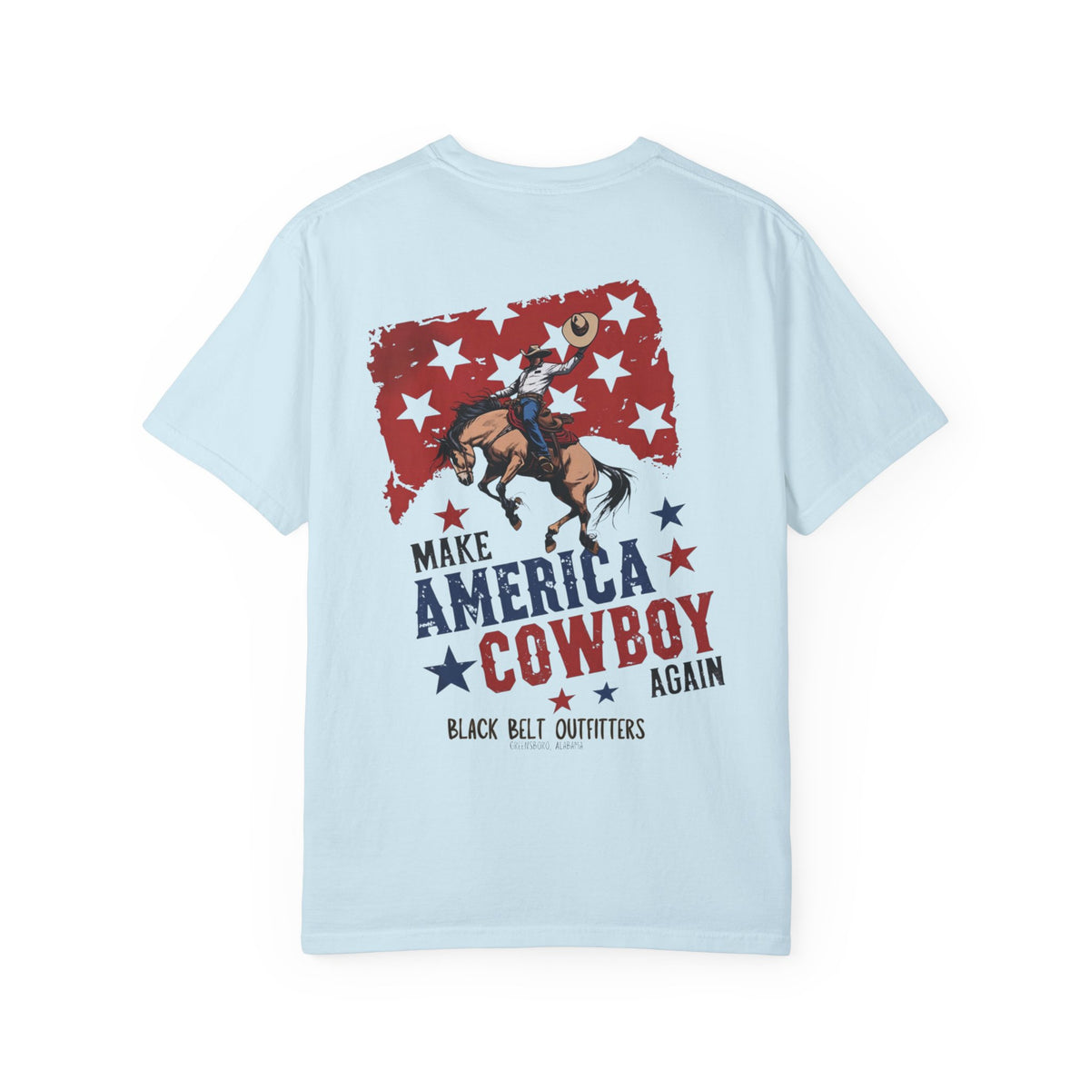 Make America Cowboy Again Unisex T-Shirt, Perfect for Gifts, Father's Day, Golf Events, Casual Wear, Comfortable Tee