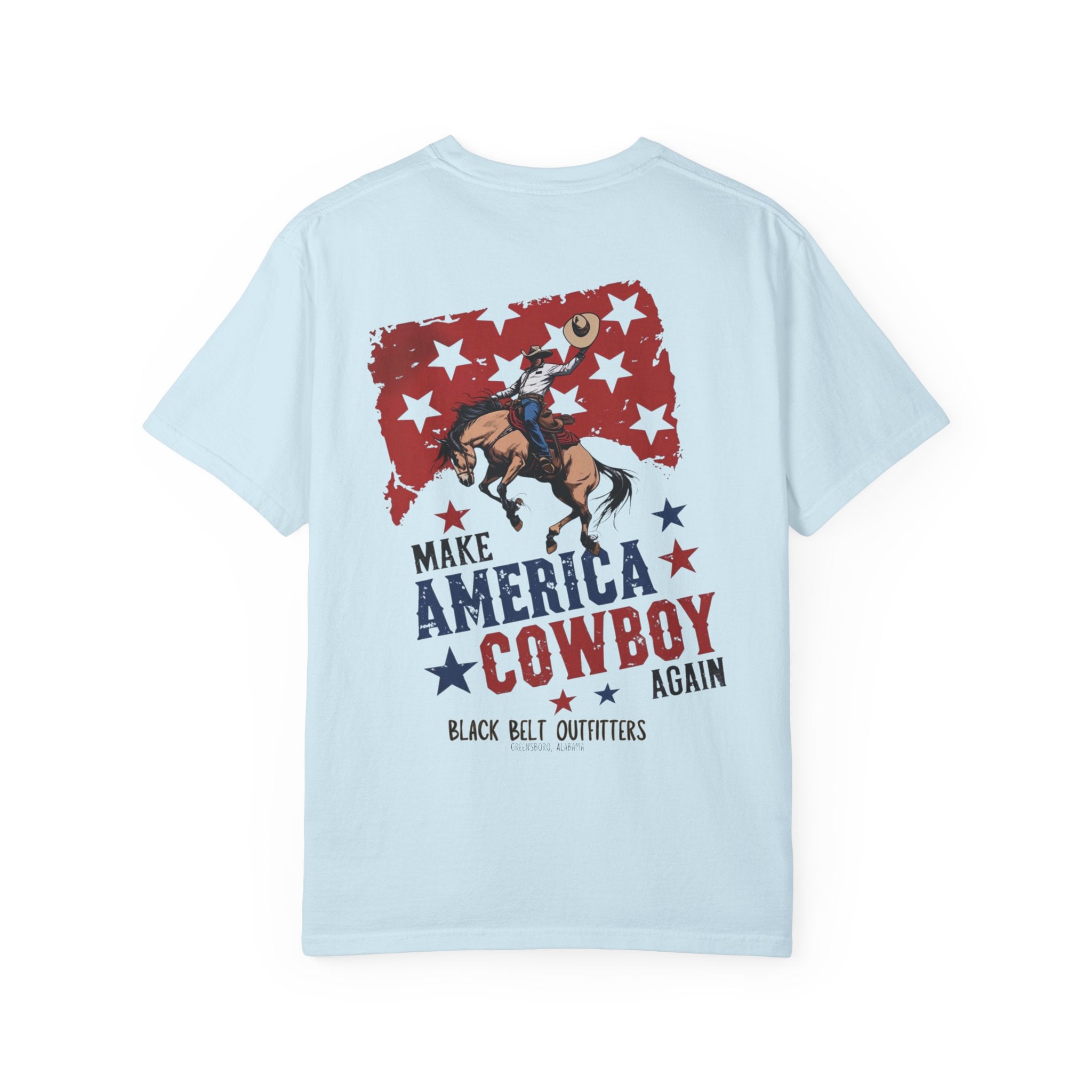 Make America Cowboy Again Unisex T-Shirt, Perfect for Gifts, Father's Day, Golf Events, Casual Wear, Comfortable Tee