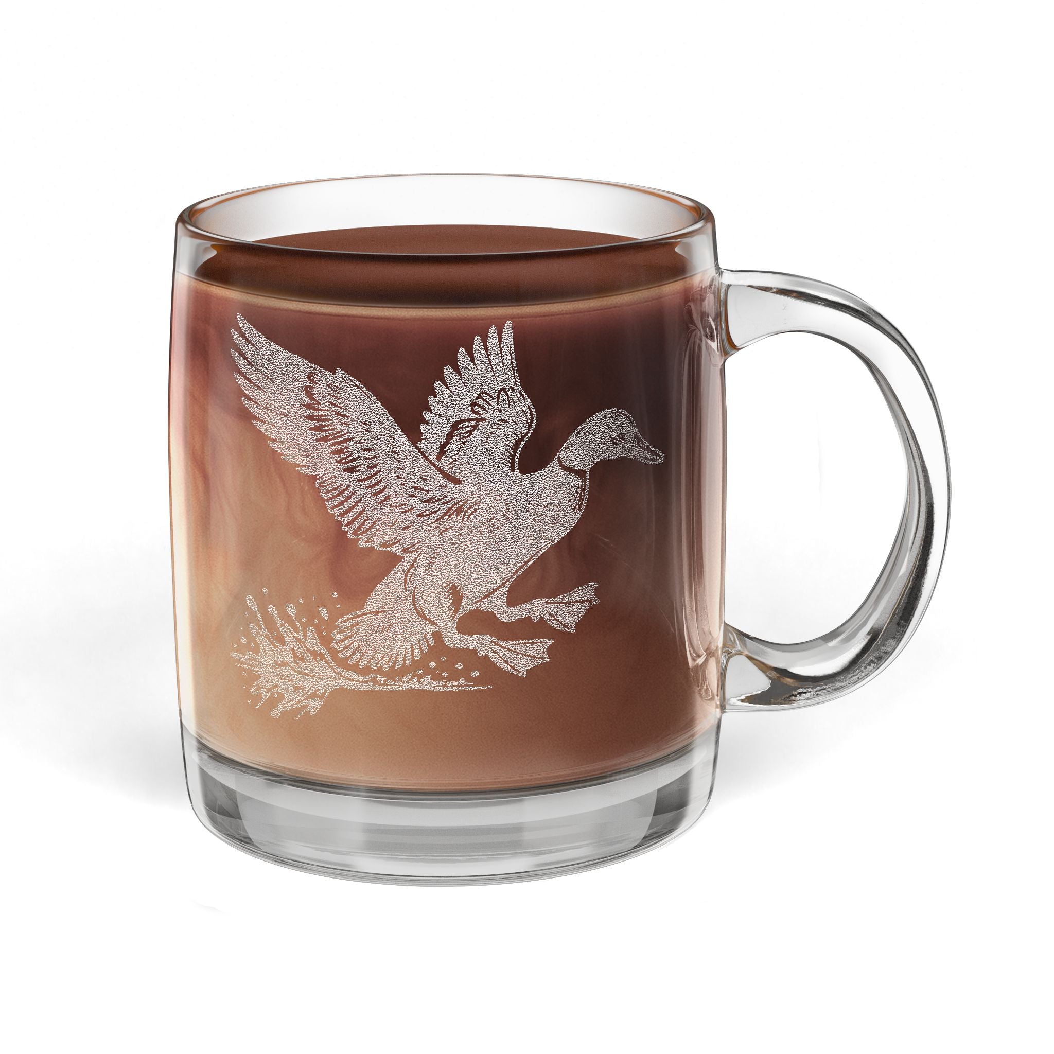 Glass Coffee Mug, 12.25oz (Engraving)