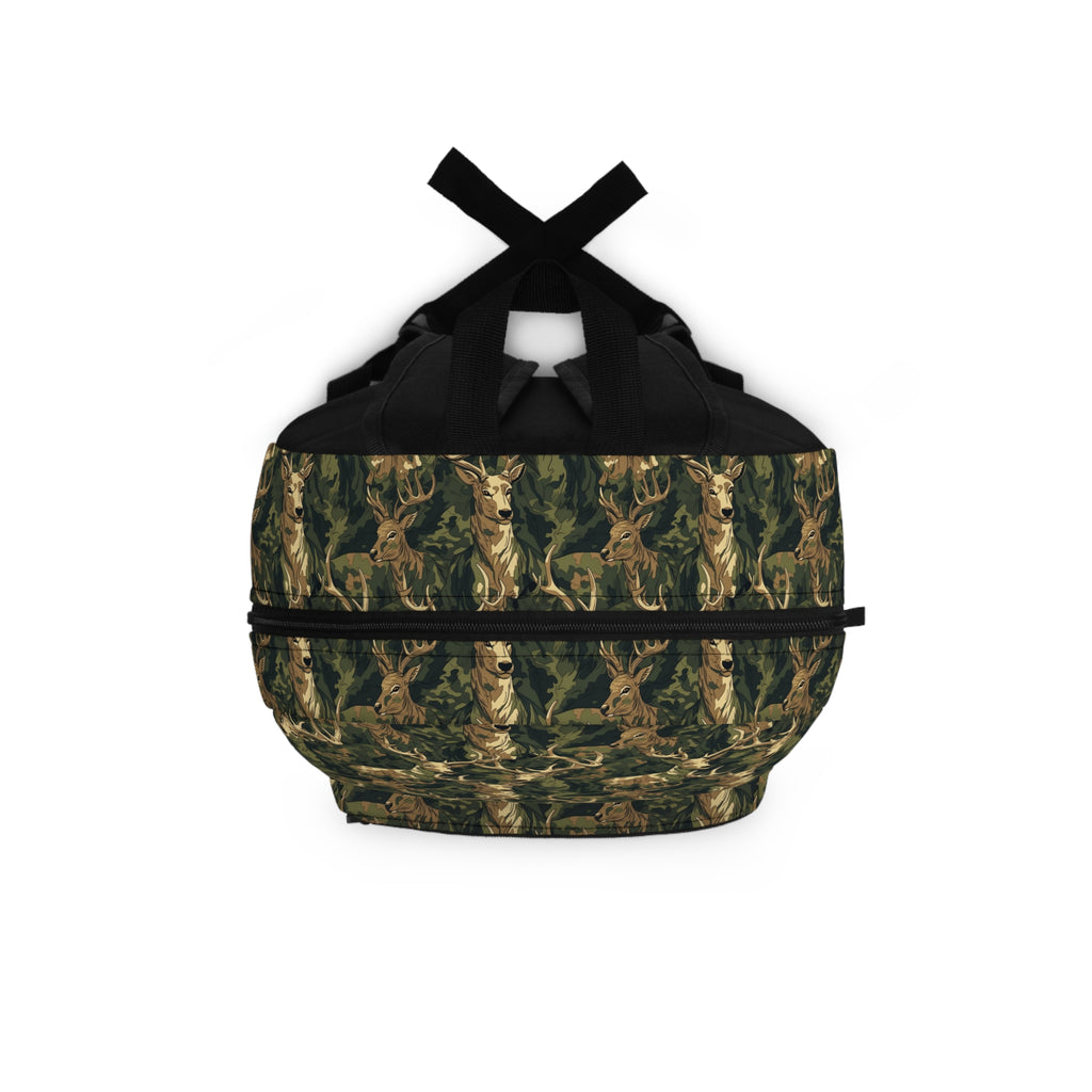 Big Buck Camo Backpack for Everyday Use, School, Hiking, Travel, Outdoor Adventure, Unique Gift Idea