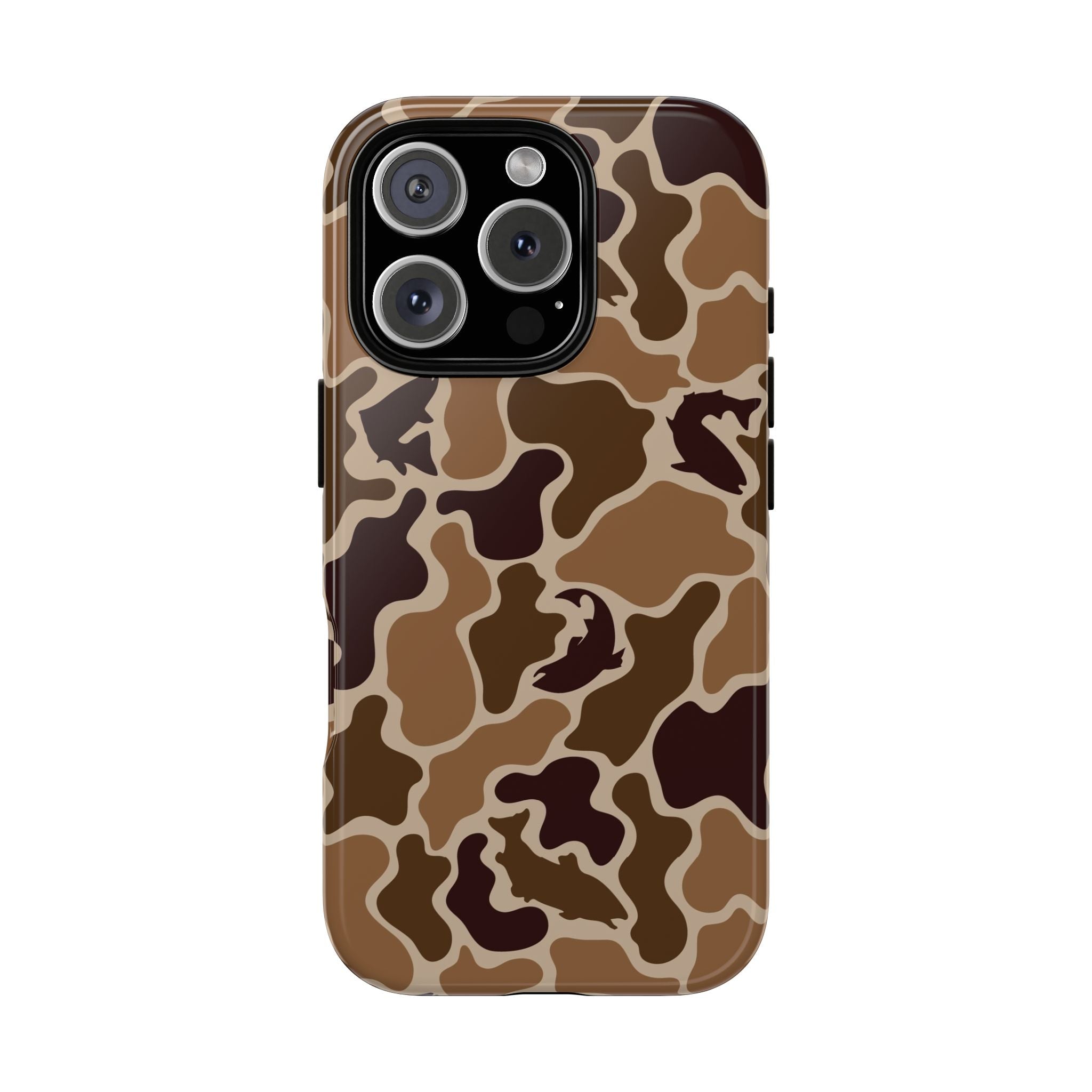 Brown Shark Camo design Tough Cases