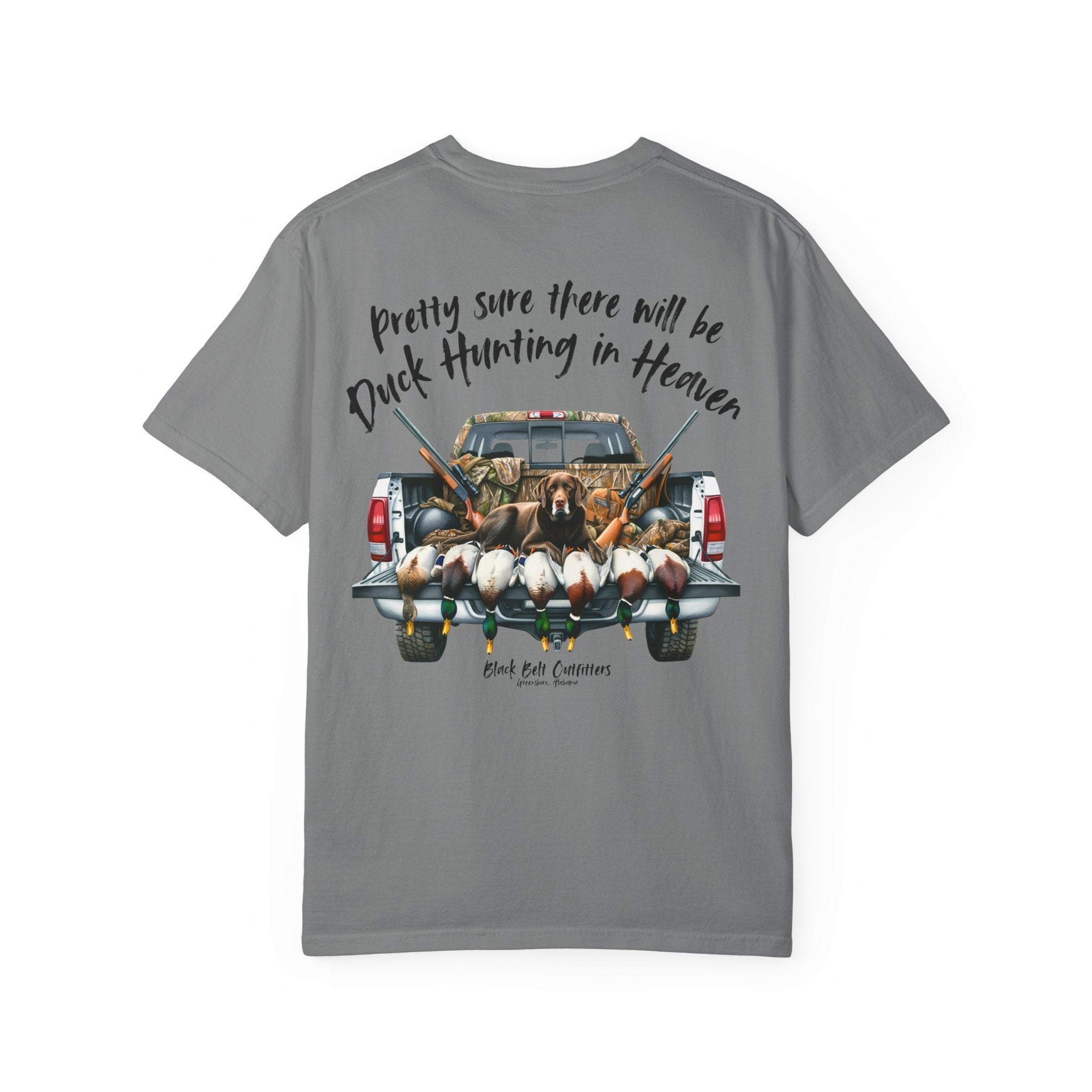 Duck Hunting in Heaven Unisex Garment-Dyed T-shirt