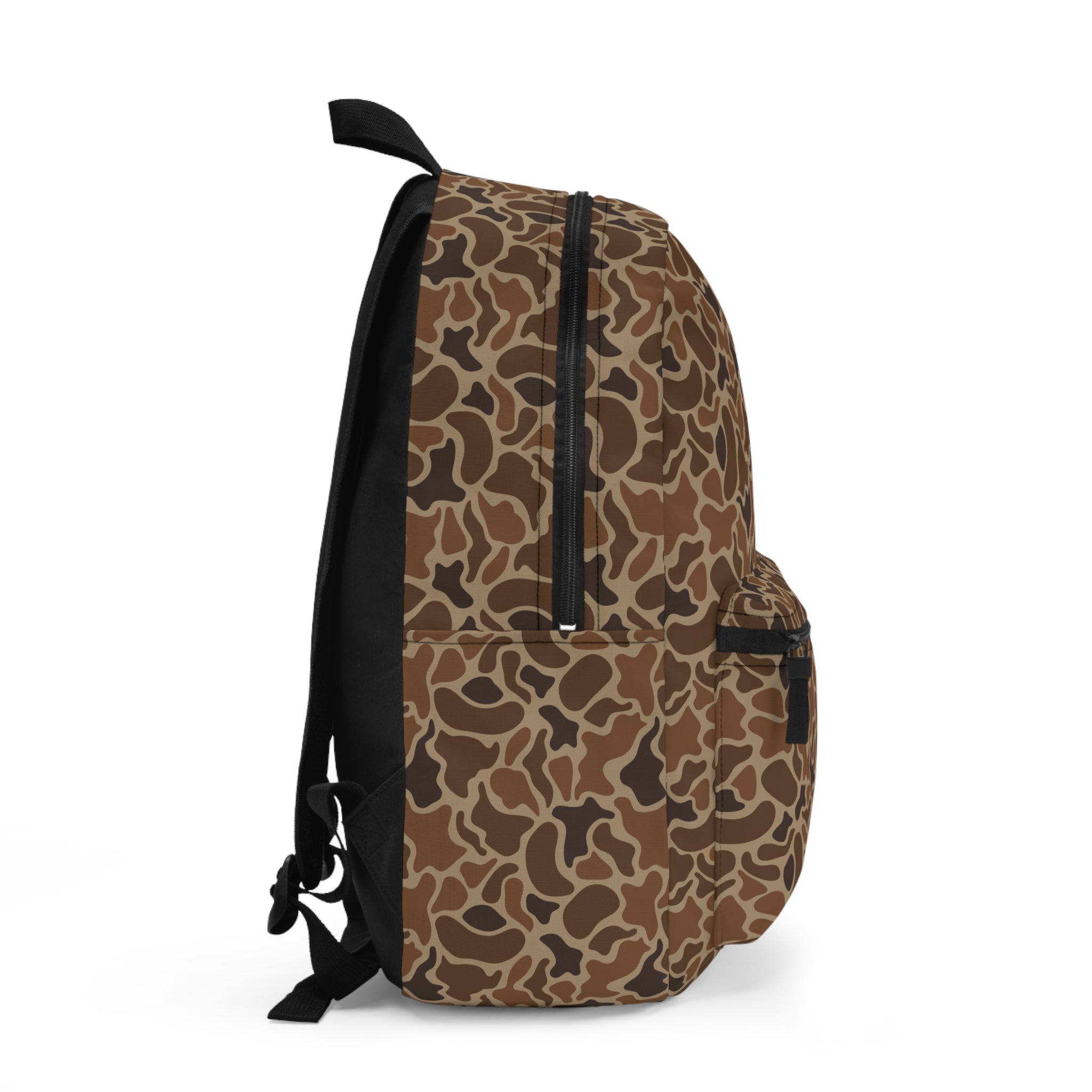 Brown Marsh Old School Camo Backpack for Everyday Use, School, Hiking, Travel, Outdoor Adventure, Unique Gift Idea