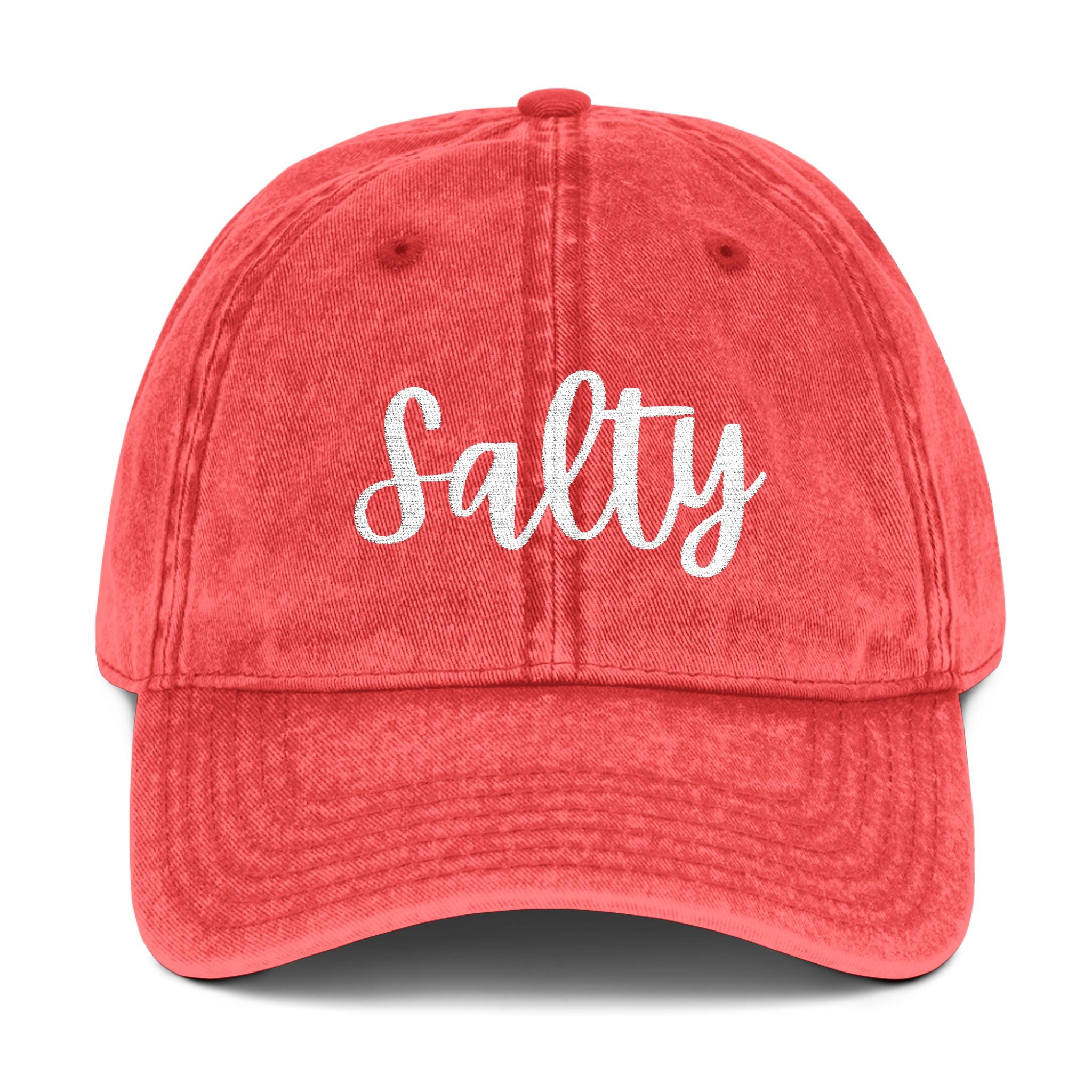 SALTY Vintage Embroidered hat, Funny Wife Hat, Sorry About My Husband Cap, Gift for Her, Casual Fashion Accessory