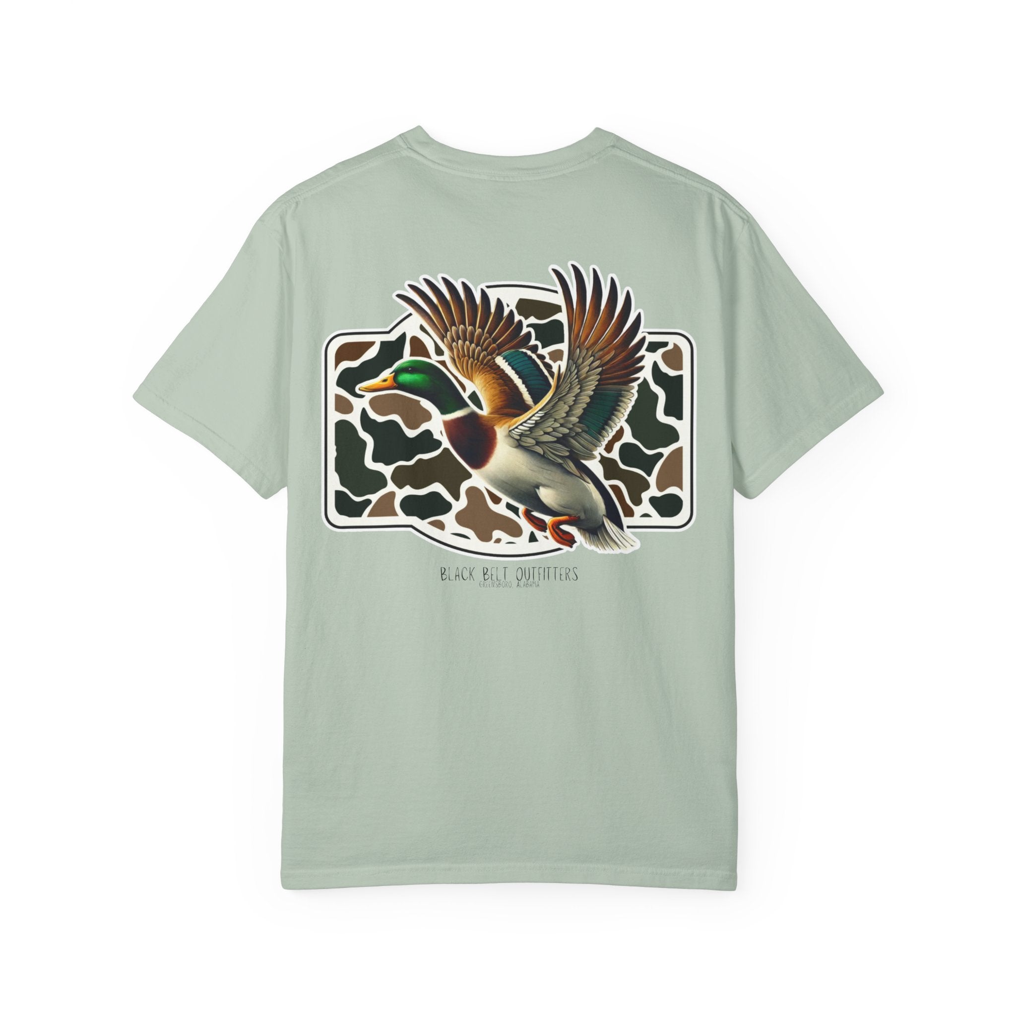 Flying Mallard Duck Unisex T-Shirt, Perfect for Gifts, Father's Day, Golf Events, Casual Wear, Comfortable Tee
