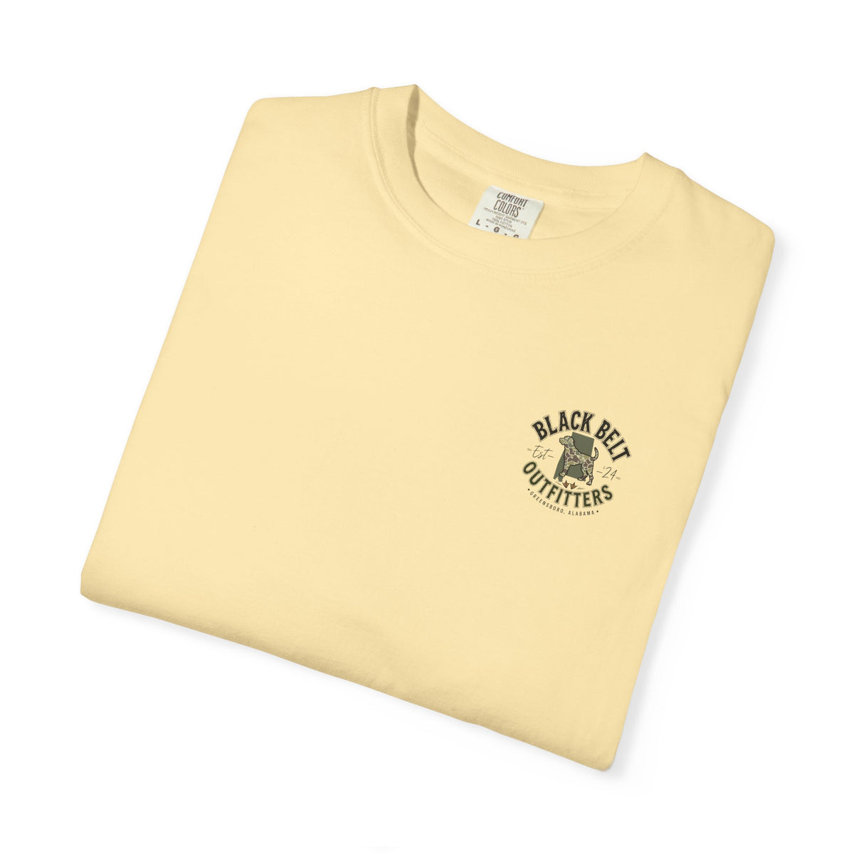 T-Shirt — Black Belt Outfitters 'American Raised' Graphic Tee (Vintage Washington with Gamebirds)