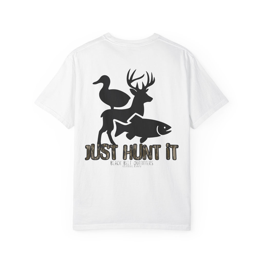 JUST HUNT IT Unisex T-Shirt, Perfect for Gifts, Father's Day, Golf Events, Casual Wear, Comfortable Tee