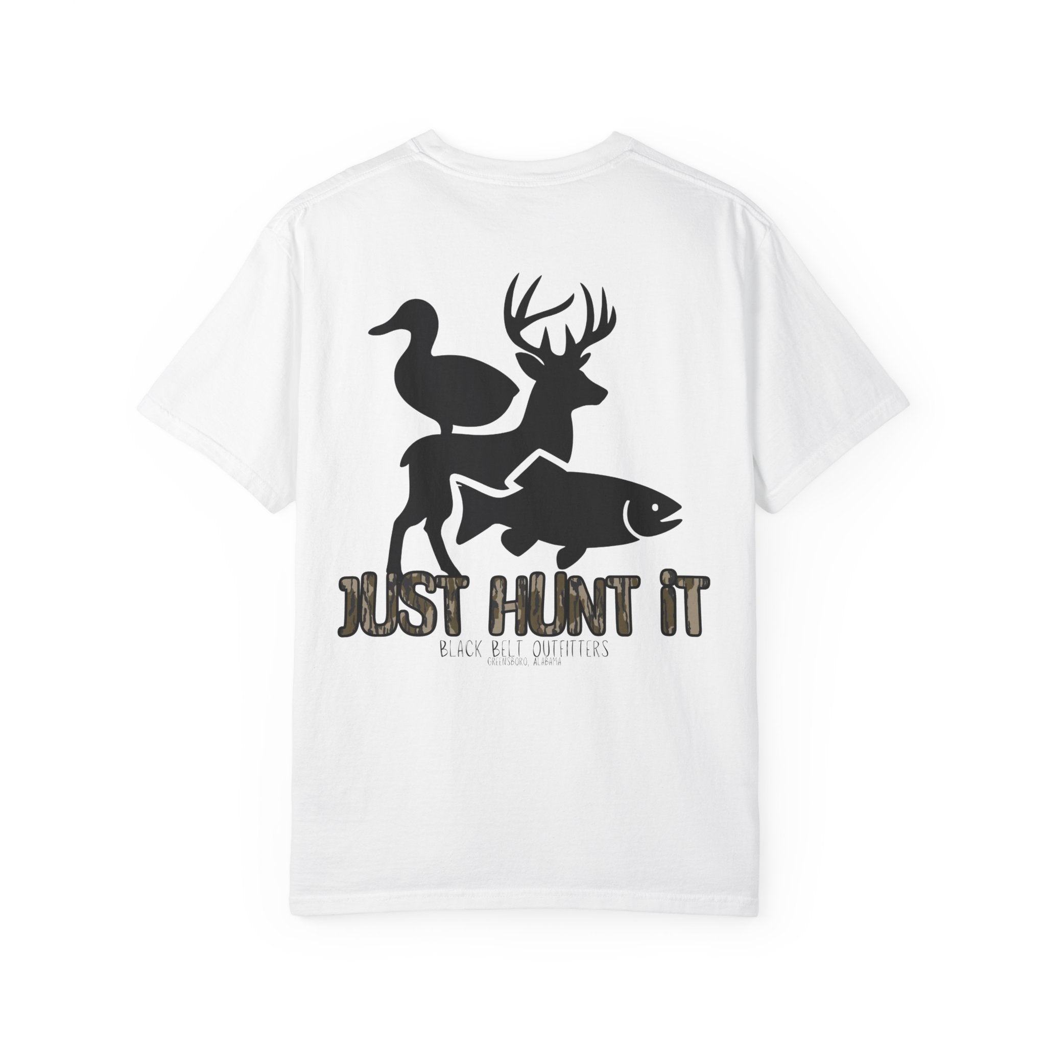 JUST HUNT IT Unisex T-Shirt, Perfect for Gifts, Father's Day, Golf Events, Casual Wear, Comfortable Tee