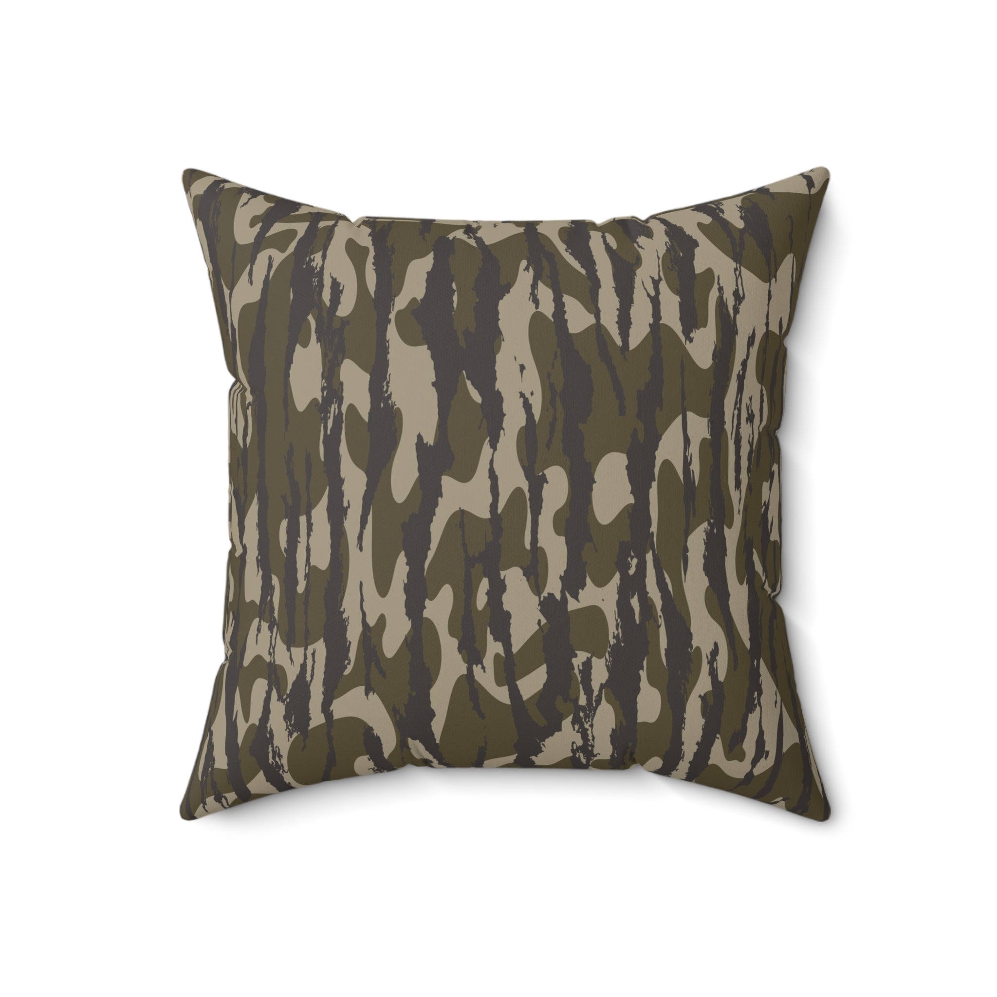 Trendy Camo Decorative Pillow, Military Style Home Decor, Throw Cushion for Living Room or Bedroom, Unique Gift Idea, Nature Inspired