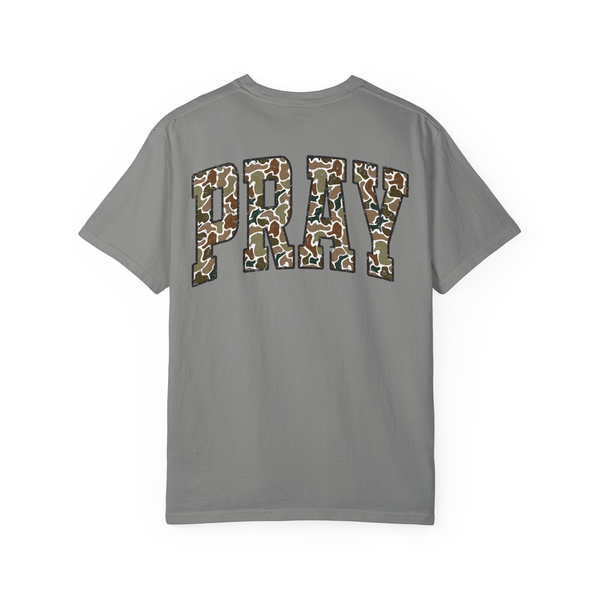 Unisex Camo Pray Graphic T-Shirt, Casual Wear, Inspirational Gift, Summer Tee, Eco-Friendly Apparel