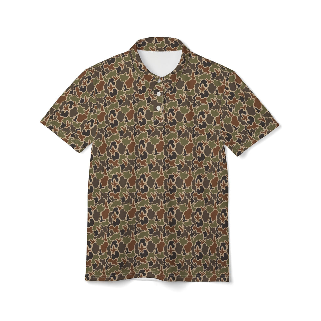 Duck Camo (2) Unisex Polo Shirt, Casual Wear, Outdoor Adventures, Gift for Him, Summer Look