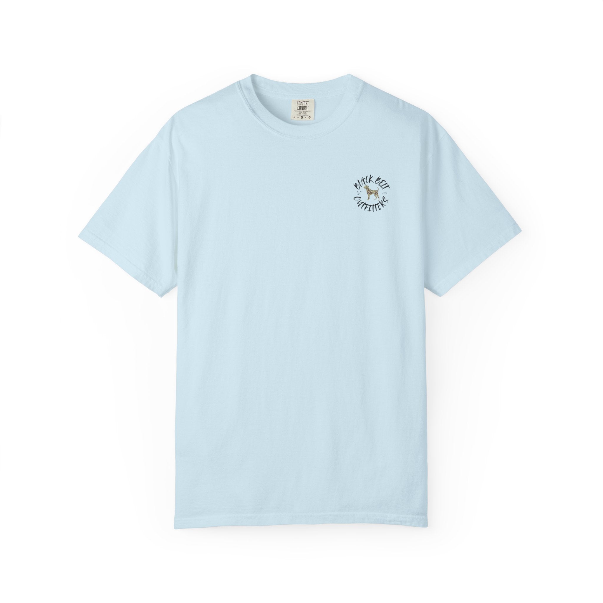Golf Theme American Flag Unisex Garment-Dyed T-shirt