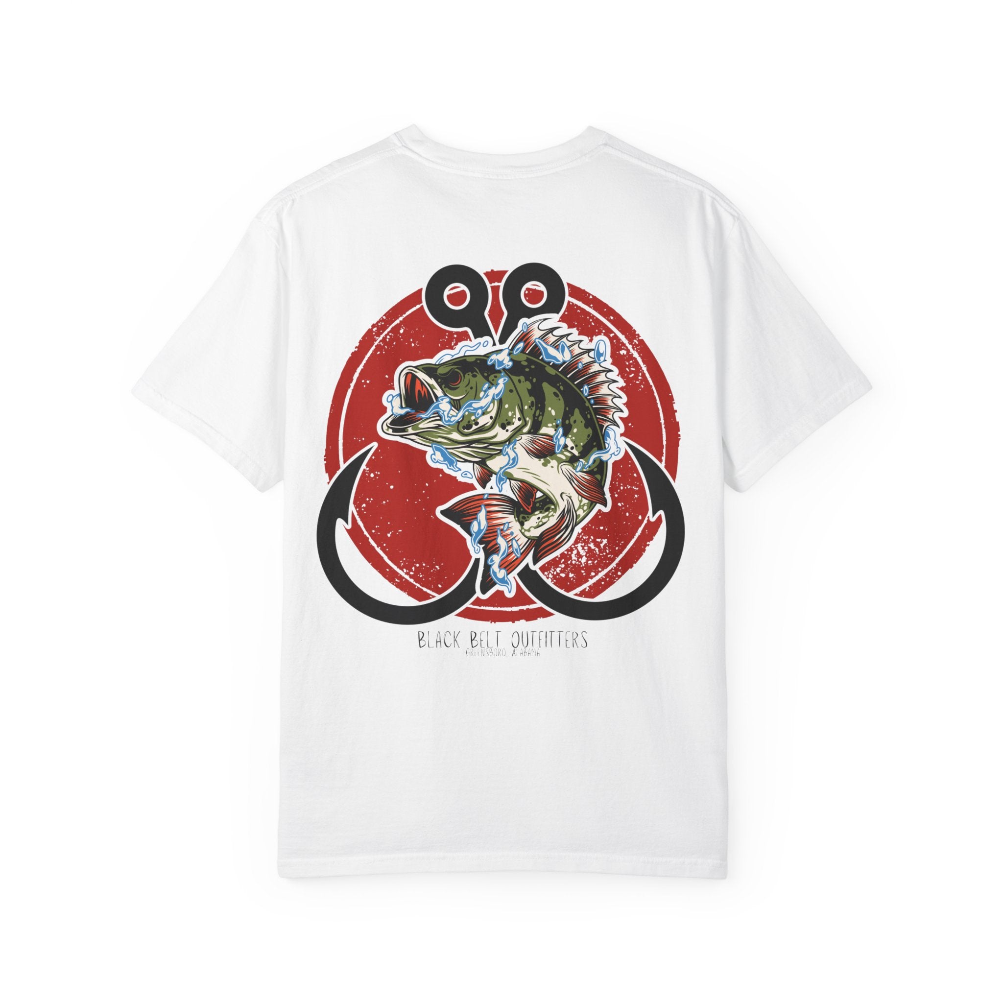 Double Hooks Bass Unisex T-Shirt, Perfect for Gifts, Father's Day, Golf Events, Casual Wear, Comfortable Tee