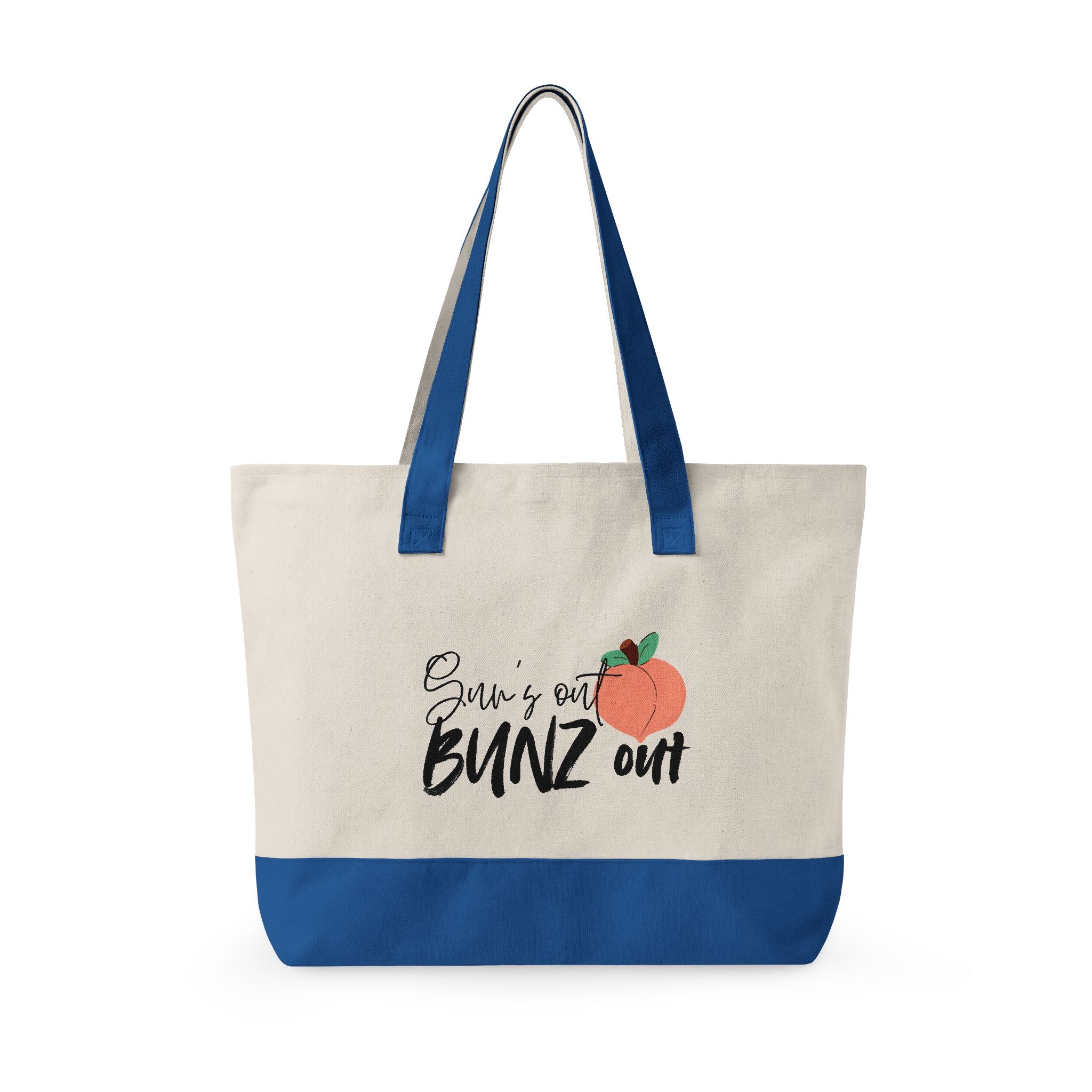 Zippered Canvas Tote — Sun’s Out Bunz Out