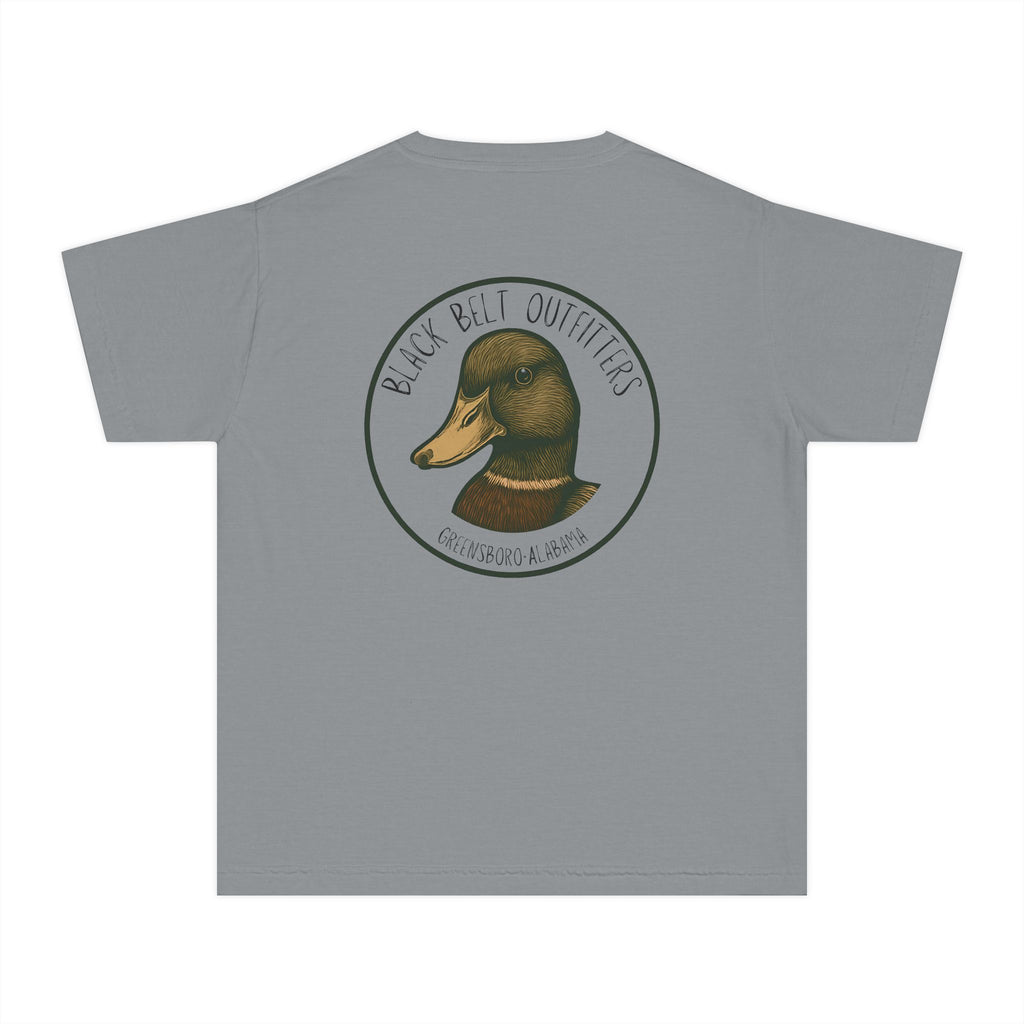 Duck Head Logo  Youth Midweight Tee - Fun Farm-Themed Shirt