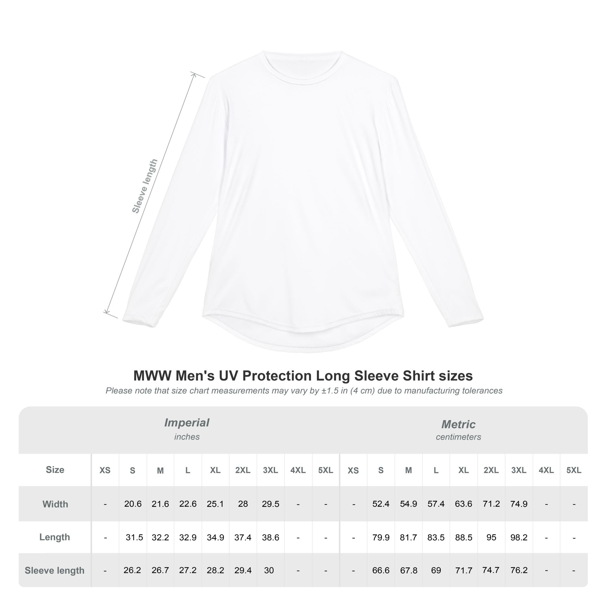 Men's UV Protection Logo Long Sleeve Shirt - Outdoor Adventure Gear, Fishing Shirt, Hiking Apparel, Sun Block Tee, Travel Essentials