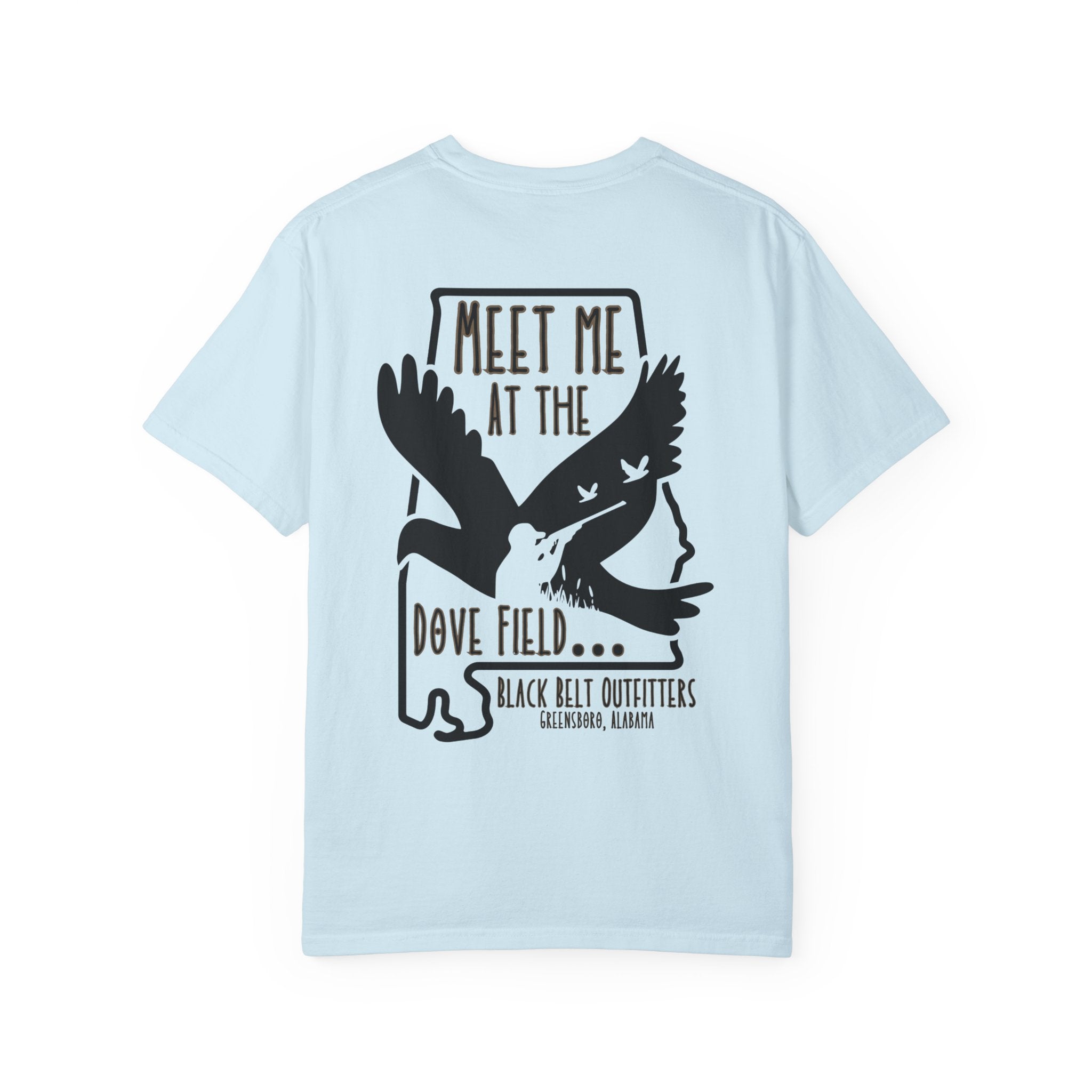 Meet Me at the Dove Field T-Shirt, Men's Hunting Shirt, Gift for Sportsmen, Casual Wear, Nature Lover Tee