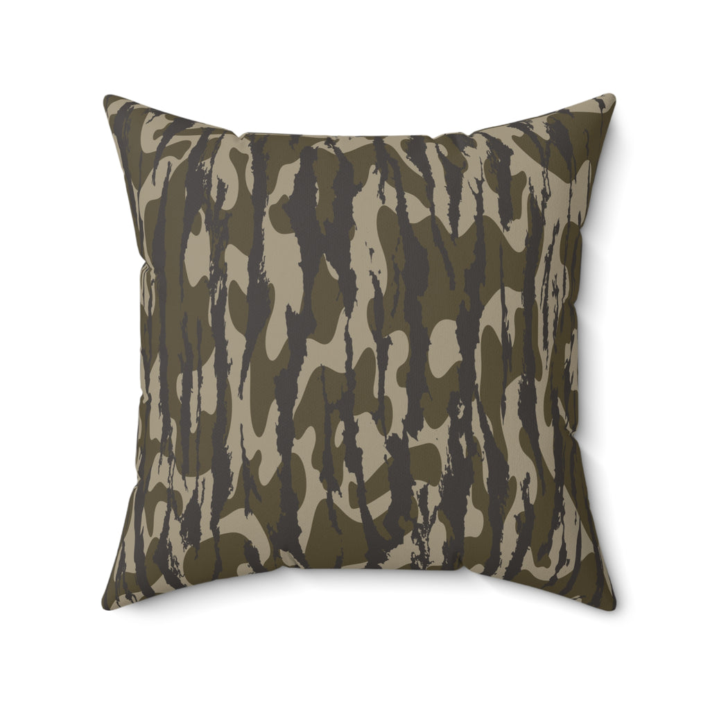 Trendy Camo Decorative Pillow, Military Style Home Decor, Throw Cushion for Living Room or Bedroom, Unique Gift Idea, Nature Inspired