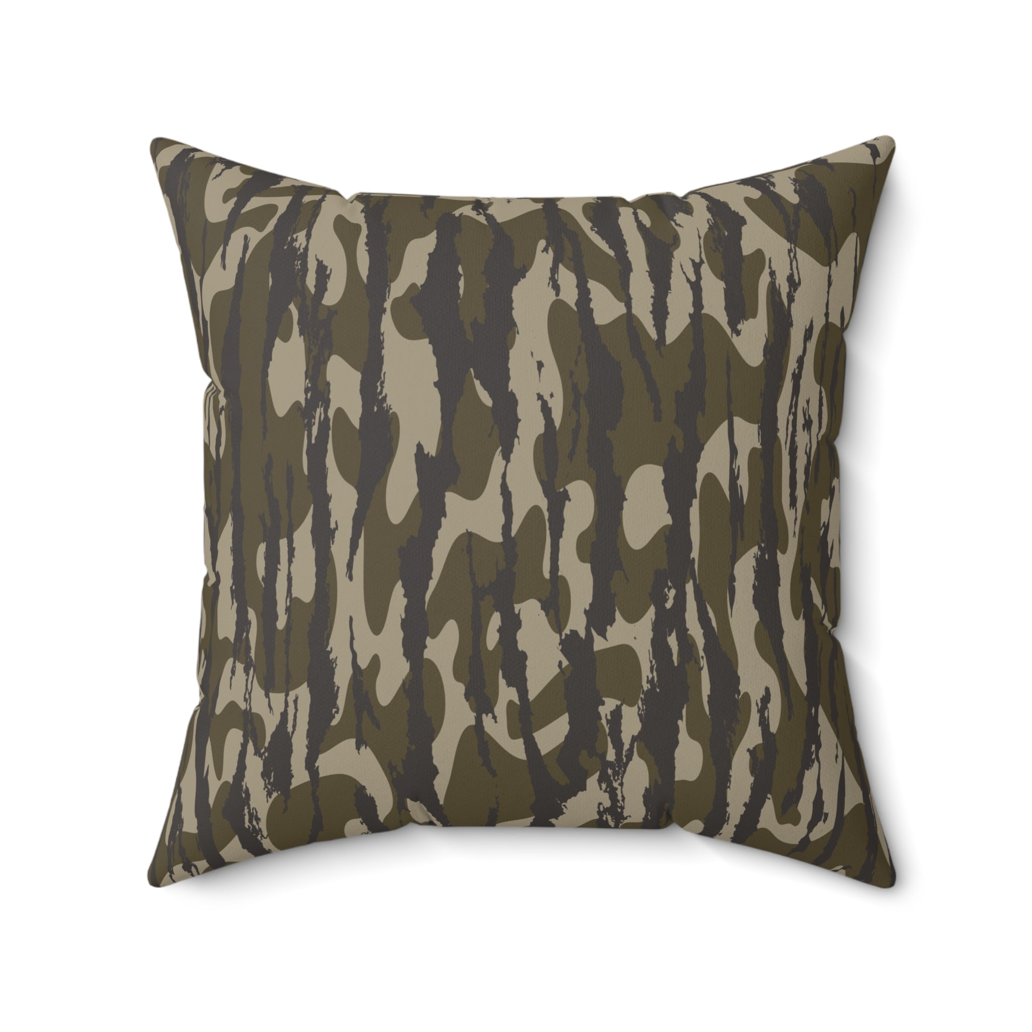 Trendy Camo Decorative Pillow, Military Style Home Decor, Throw Cushion for Living Room or Bedroom, Unique Gift Idea, Nature Inspired