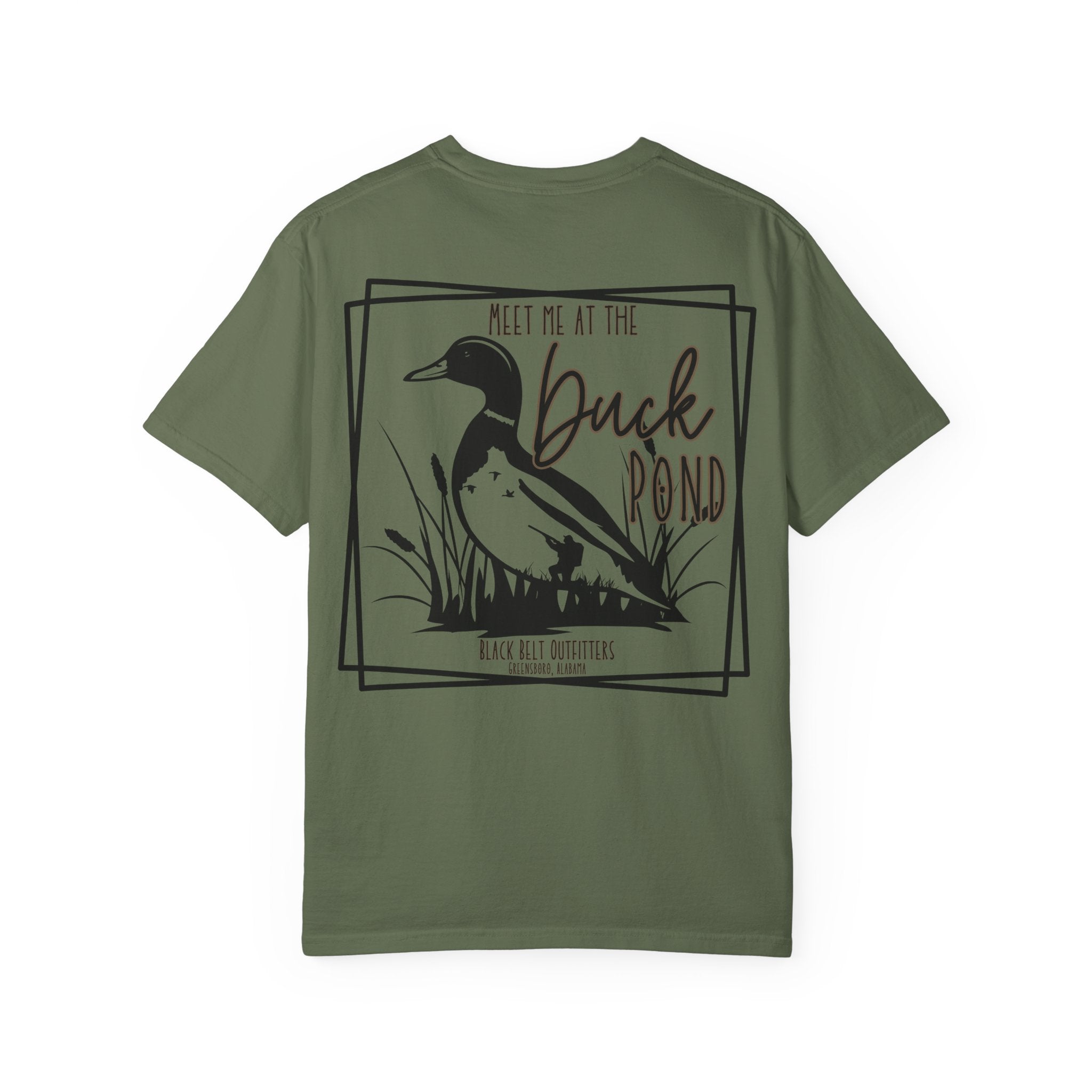 Meet Me at the Duck Pond T-Shirt, Men's Hunting Shirt, Gift for Sportsmen, Casual Wear, Nature Lover Tee