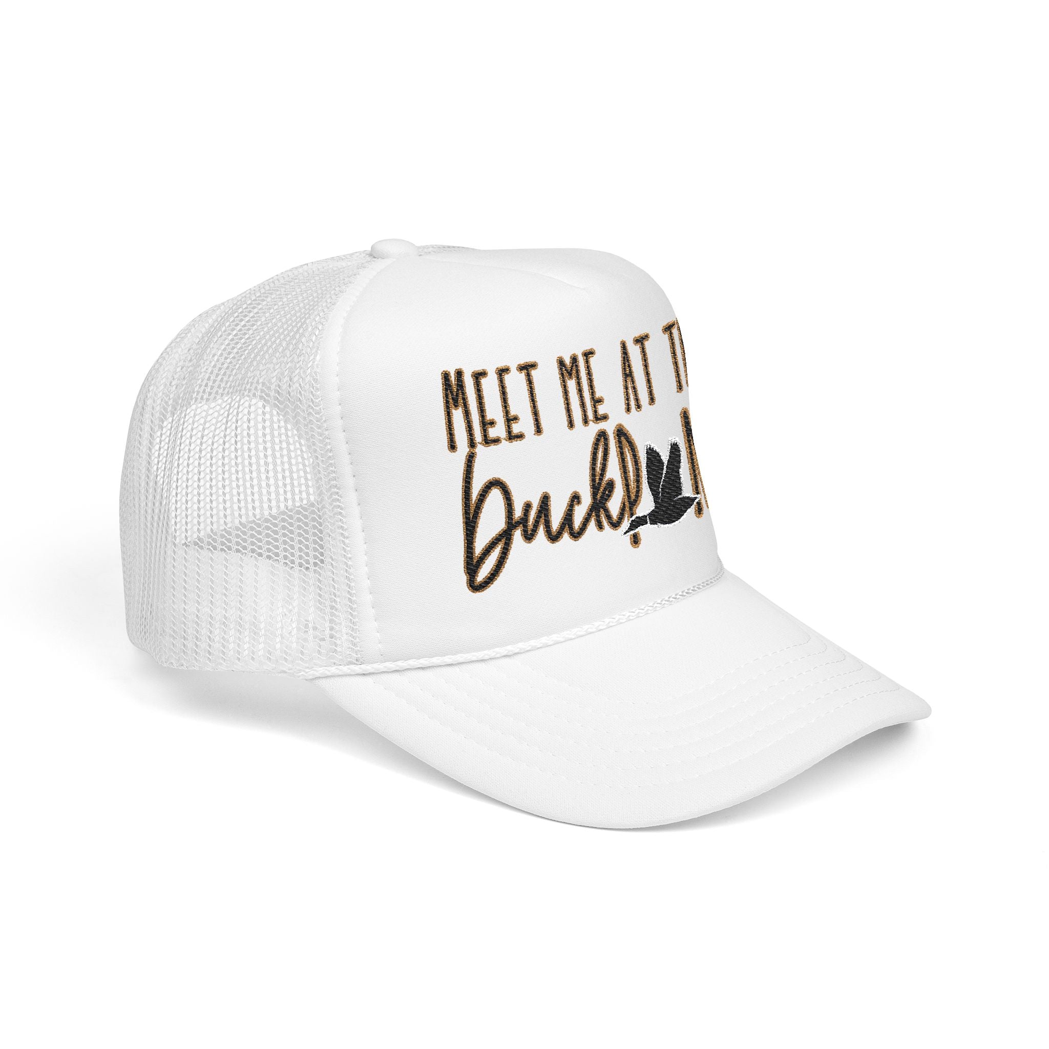 Meet Me at the Duck Pond Embroidered Trucker Hat