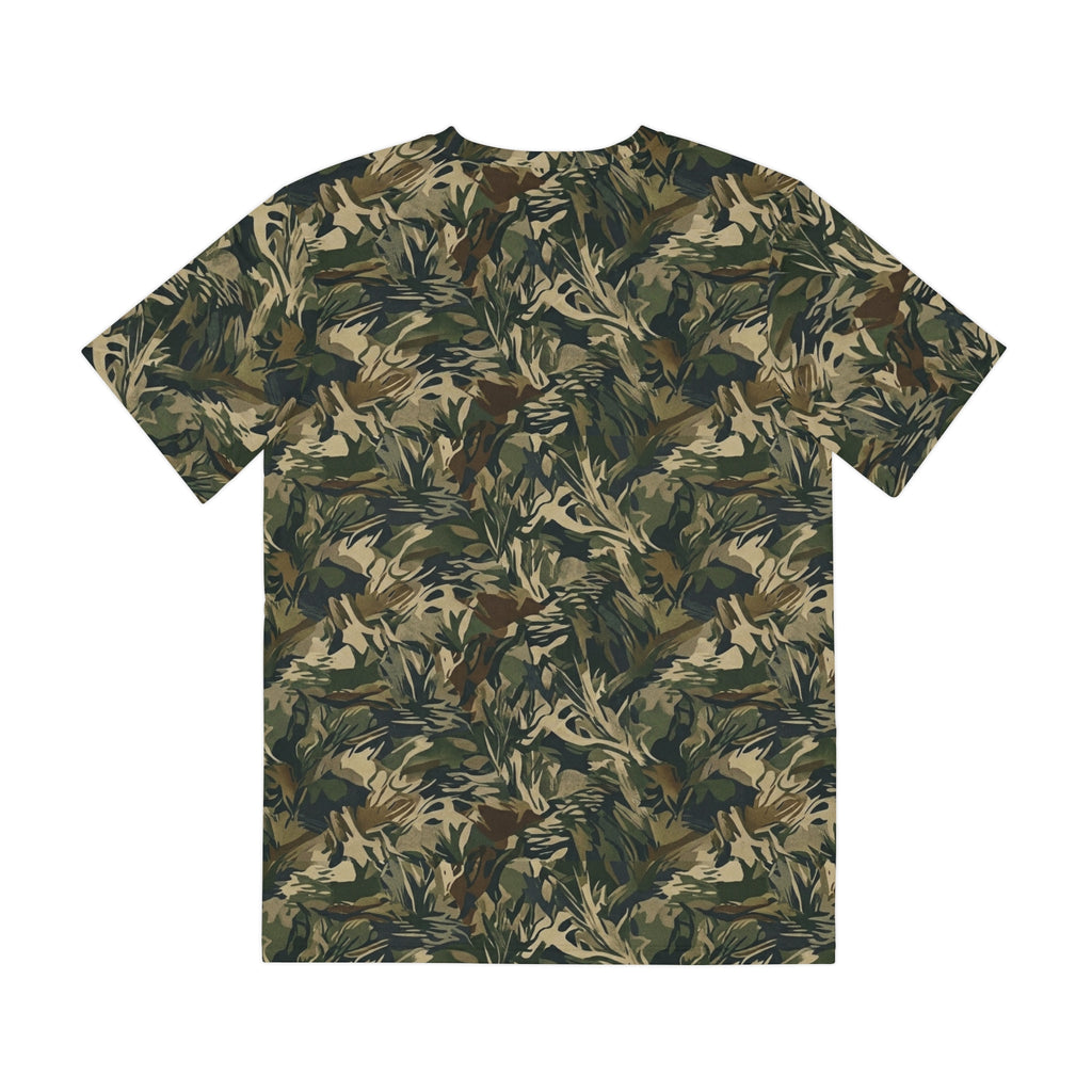Wetlands Camo All-Over Print Tee — Men's Camo Polyester Shirt