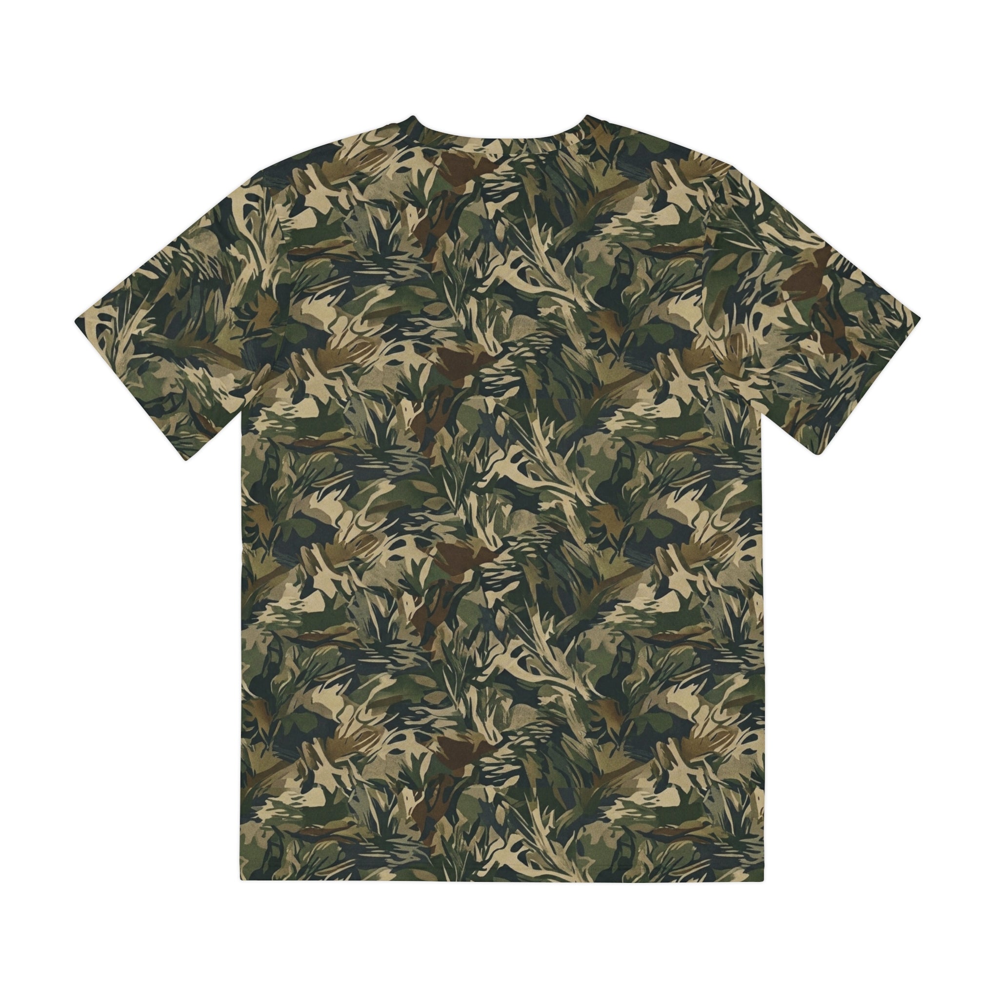 Wetlands Camo All-Over Print Tee — Men's Camo Polyester Shirt