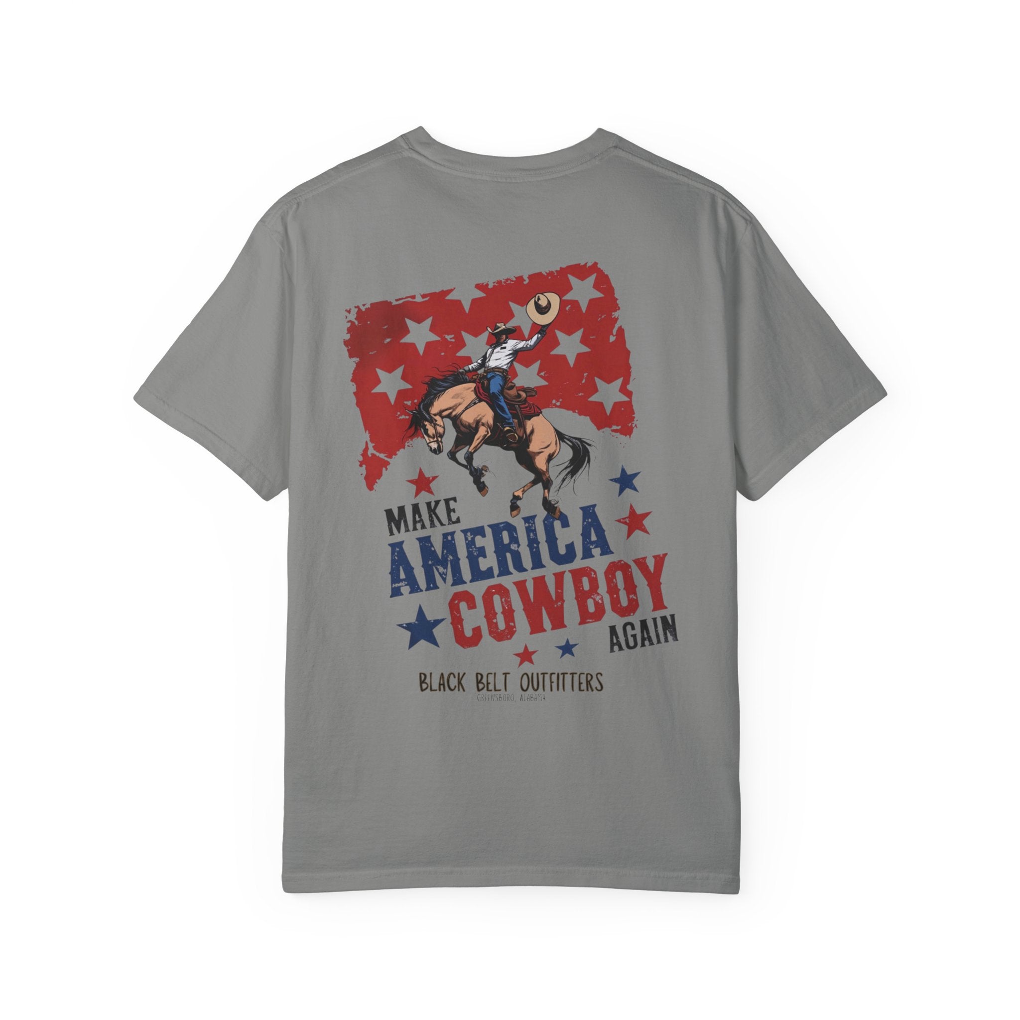 Make America Cowboy Again Unisex T-Shirt, Perfect for Gifts, Father's Day, Golf Events, Casual Wear, Comfortable Tee