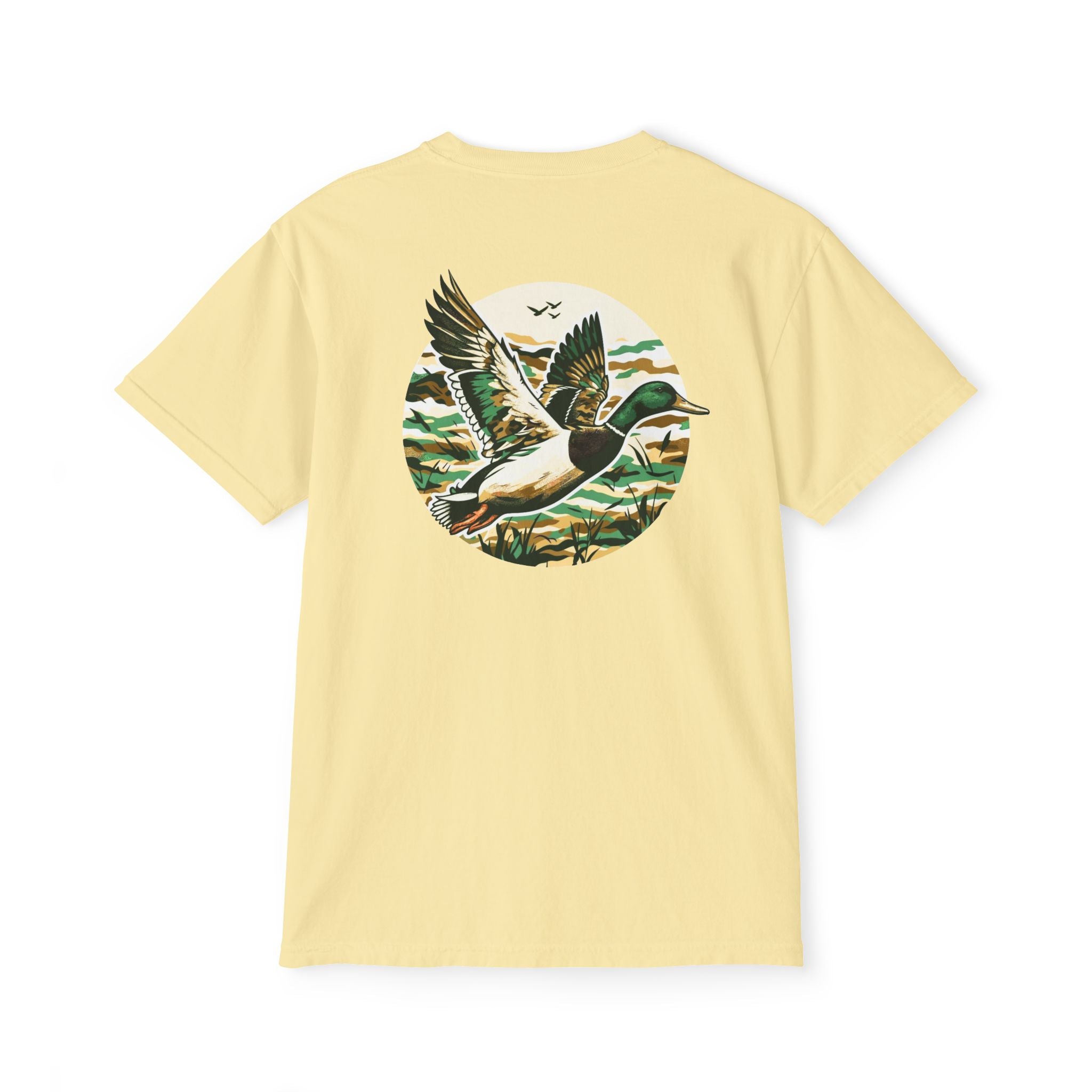 Black belt outfitters, duck hunting custom design hunting Unisex Garment-Dyed Pocket T-Shirt
