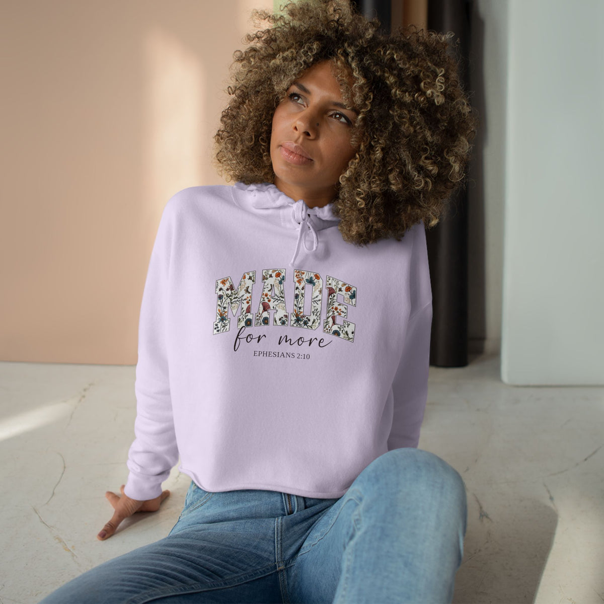 MADE FOR MORE - Crop Hoodie