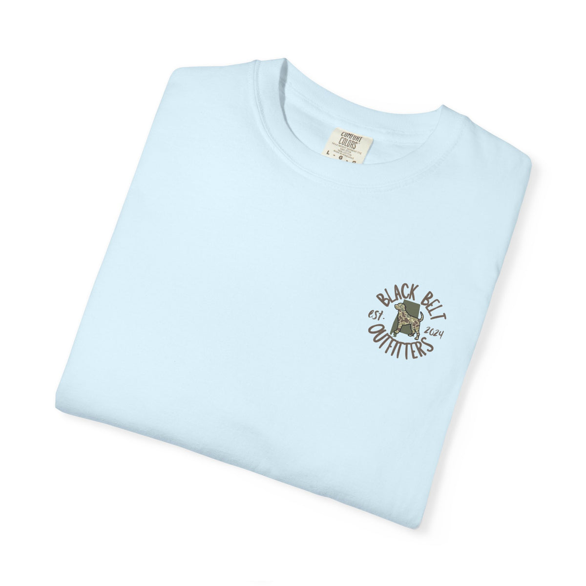Turkey Feather Graphic T-Shirt — 'Black Belt Outfitters' Outdoor Tee