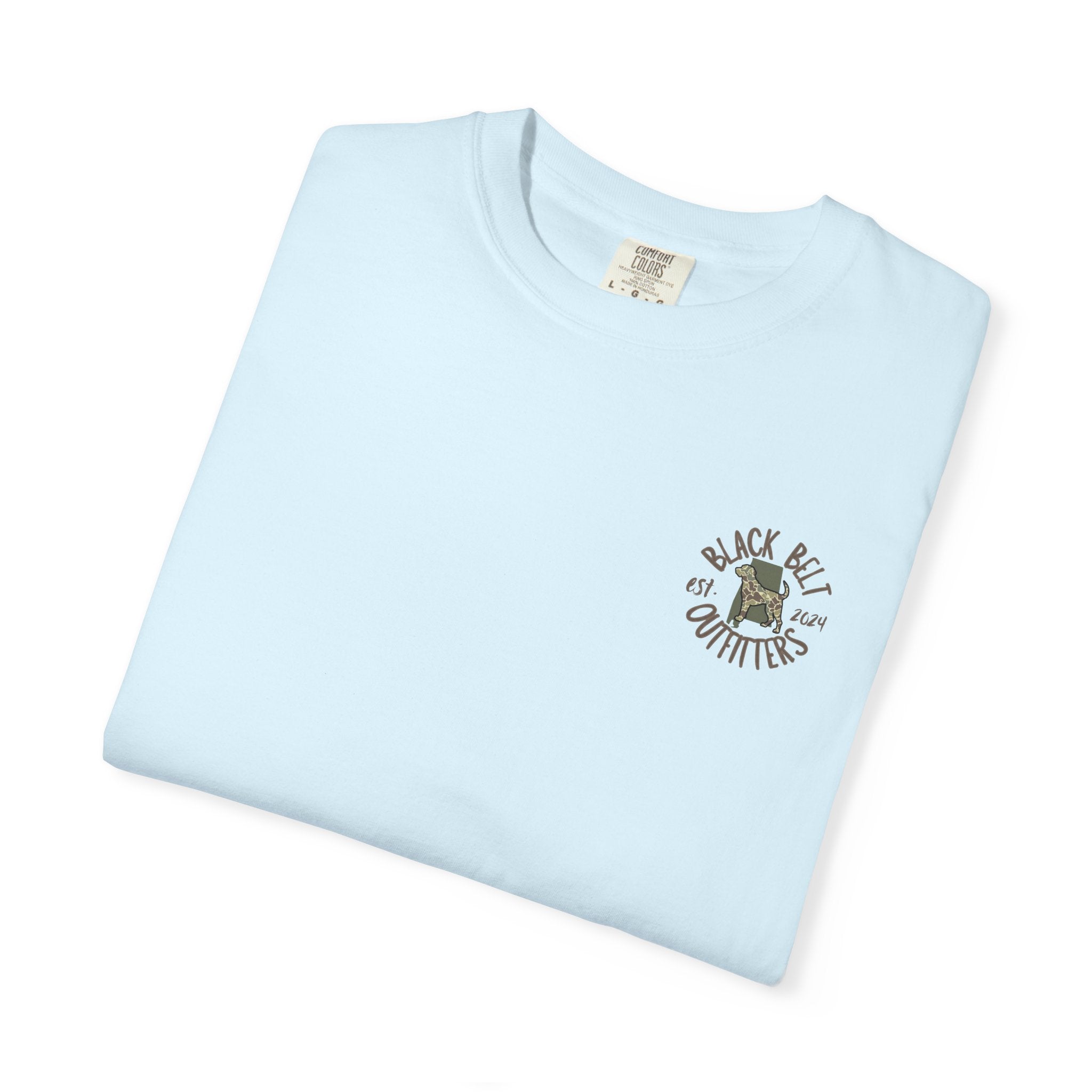 Turkey Feather Graphic T-Shirt — 'Black Belt Outfitters' Outdoor Tee