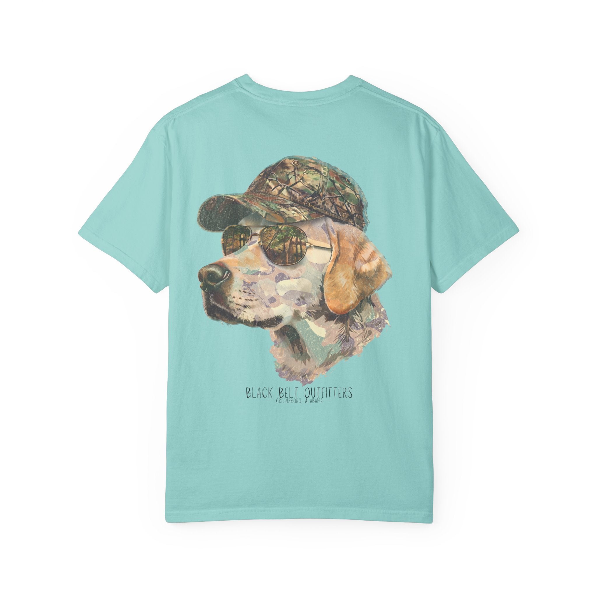 Camo Duck Dog Unisex T-Shirt, Perfect for Gifts, Father's Day, Golf Events, Casual Wear, Comfortable Tee