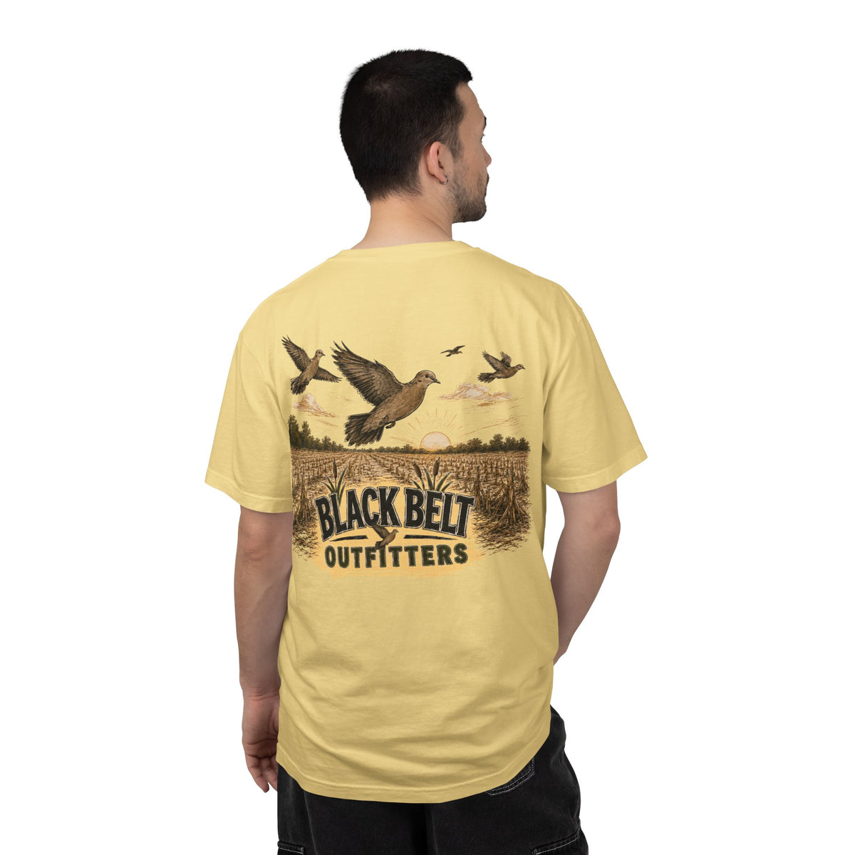 Dove Field Graphic T-Shirt — Black Belt Outfitters Hunting Tee