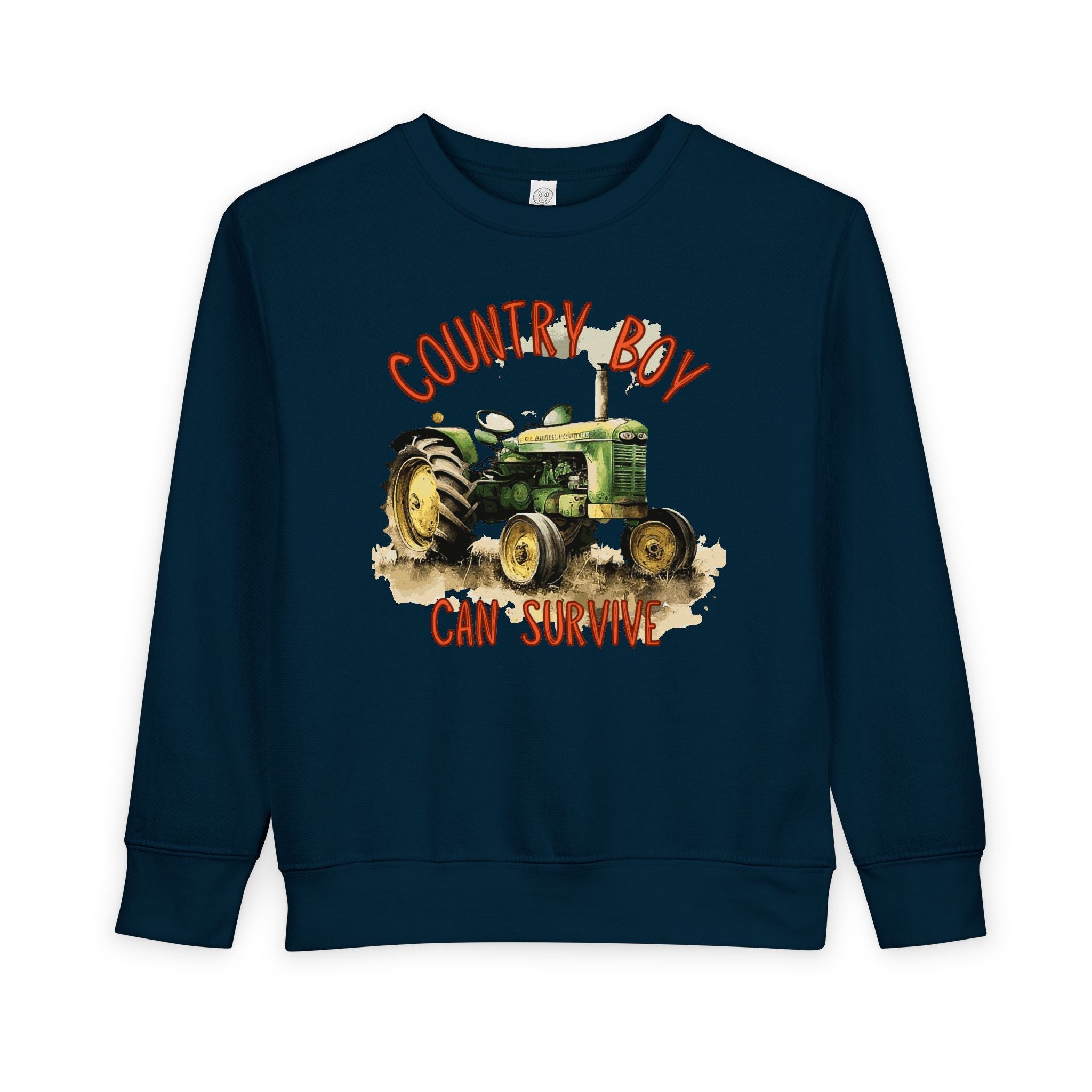 Playful Toddler Sweatshirt ‘Country Boy Will Survive’ Casual Wear, Baby Clothes, Outdoor Adventures, Birthday Gift, Spring Fashion