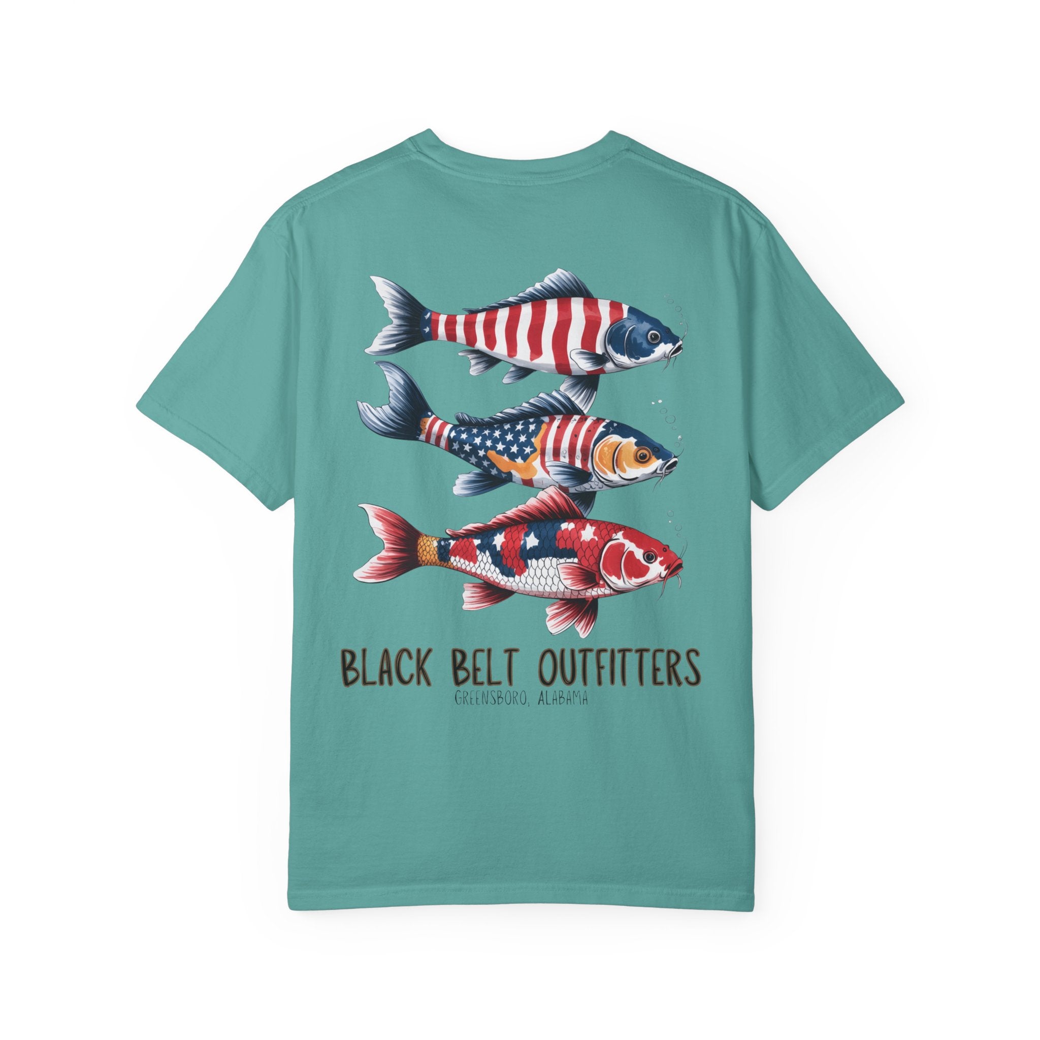 American Fishing Unisex T-Shirt, Perfect for Gifts, Father's Day, Golf Events, Casual Wear, Comfortable Tee