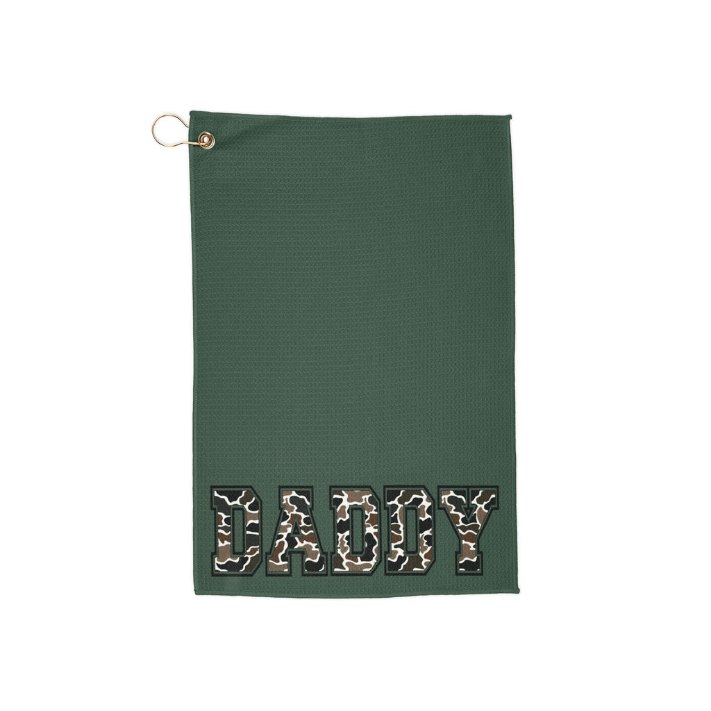 Personalized Camo Daddy Golf Towels - Perfect Gift for Golf Lovers, Father's Day, Birthday, Dad's Day, Unique Golfing Accessories