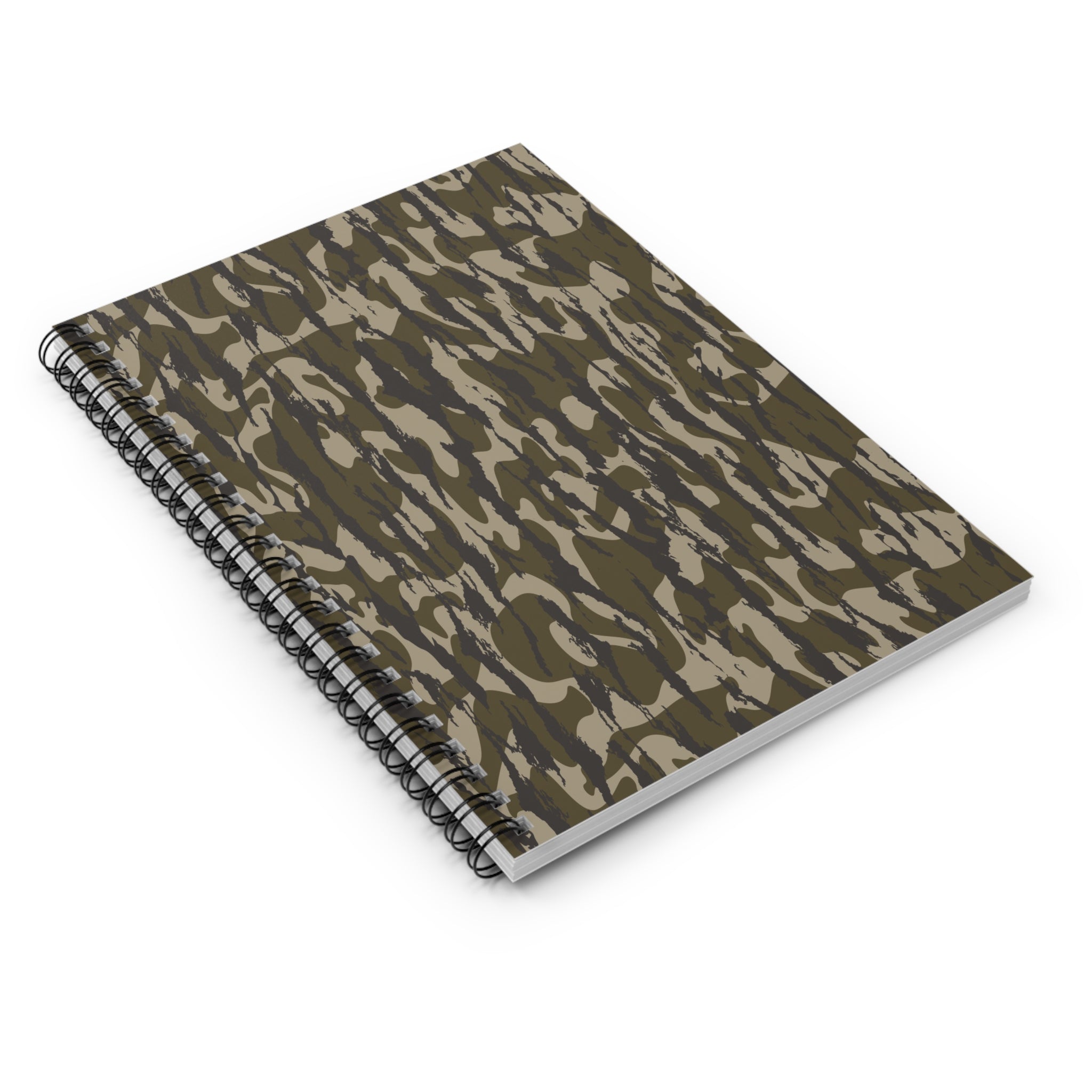 Trendy Camo Spiral Notebook | Stylish Ruled Journal for Students, Nature Lovers, Gifts for Soldiers, Outdoor Enthusiasts, Road Trips