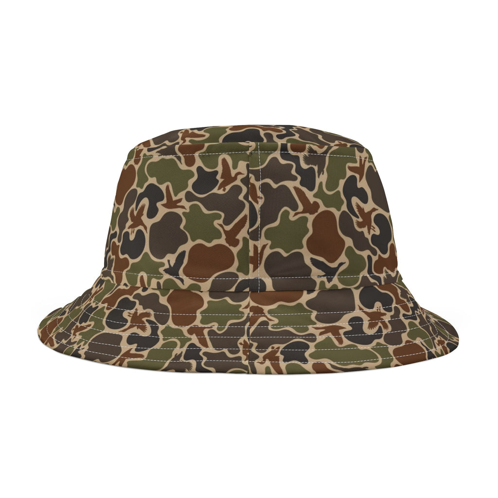 Custom old school duck camo Bucket Hat (AOP)