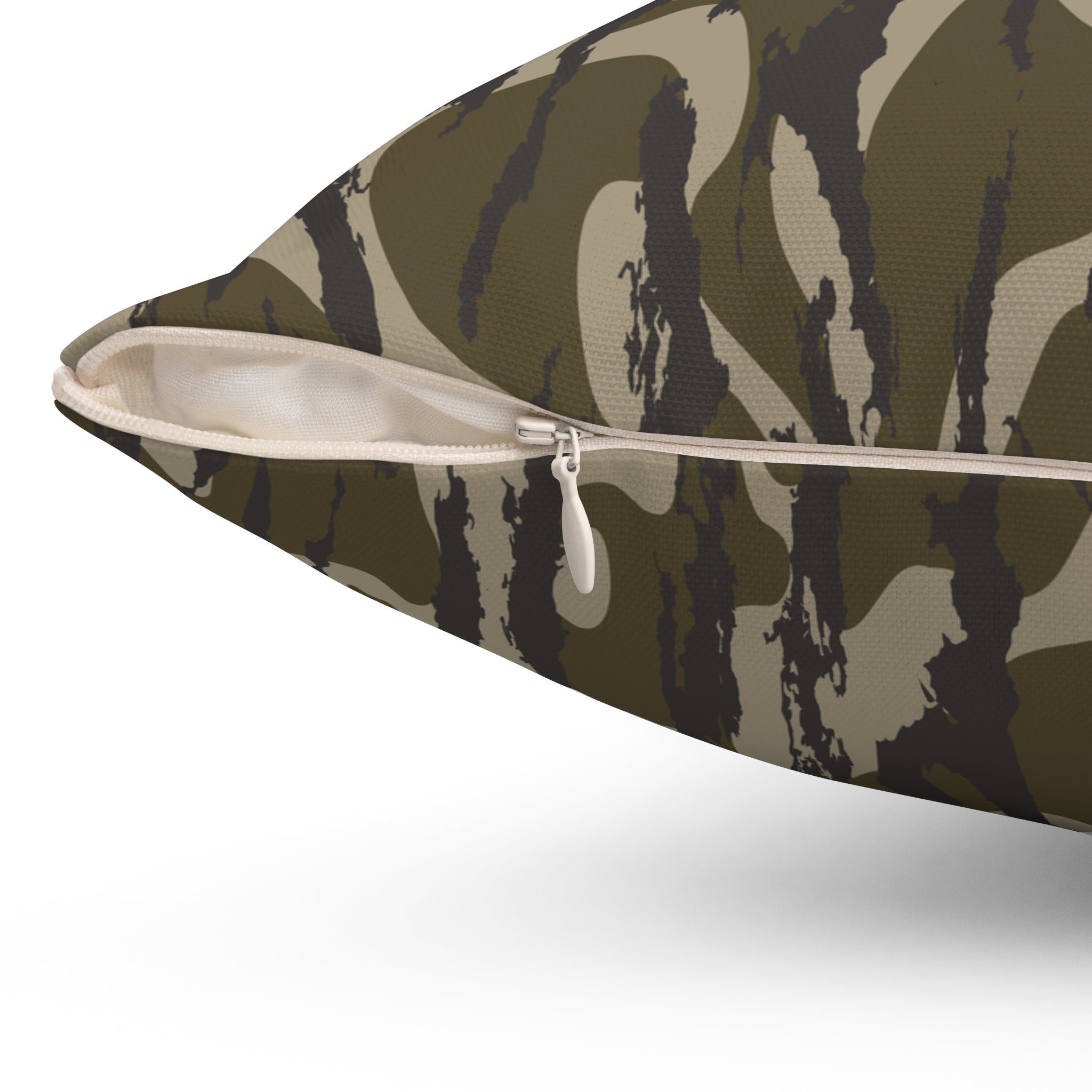 Trendy Camo Decorative Pillow, Military Style Home Decor, Throw Cushion for Living Room or Bedroom, Unique Gift Idea, Nature Inspired