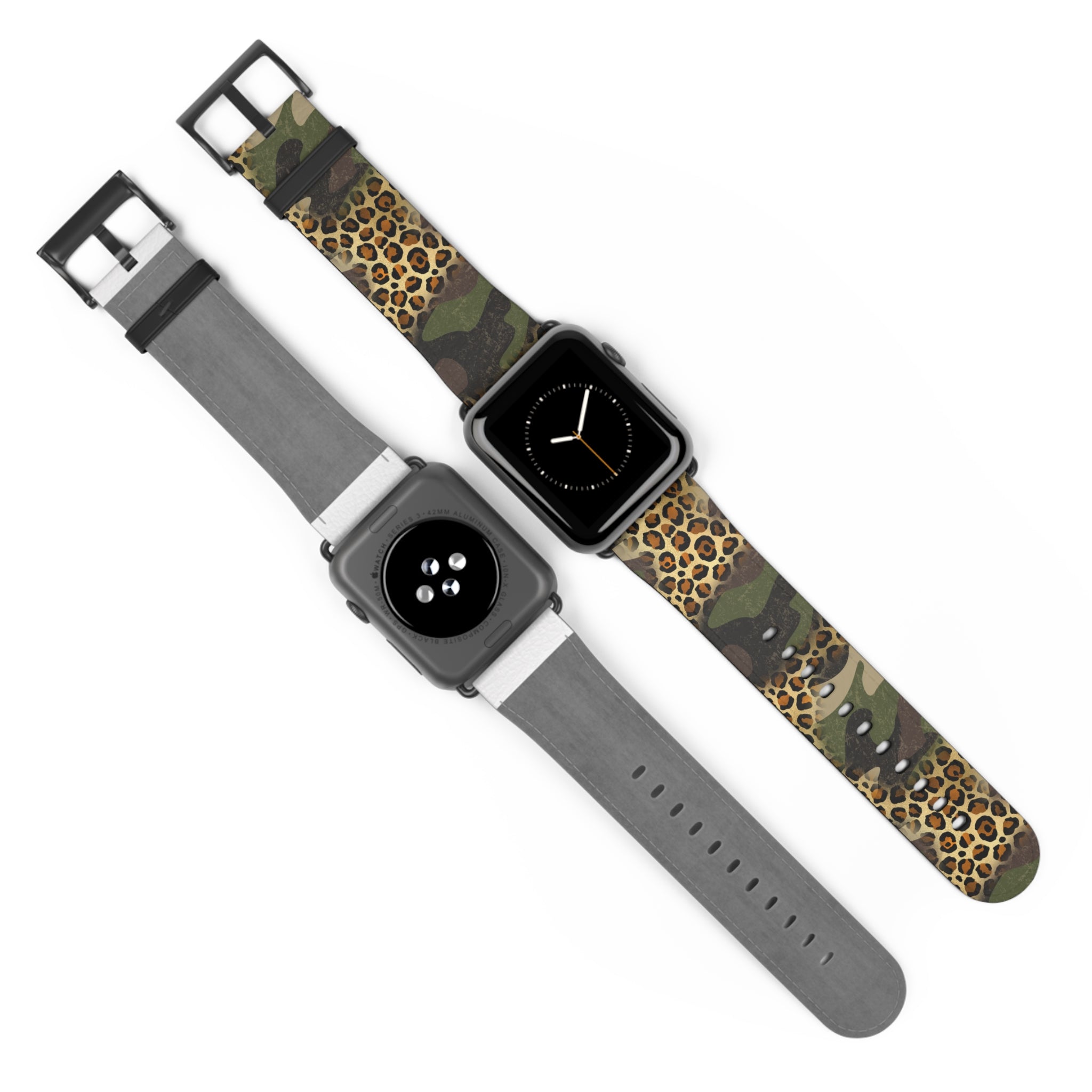 Wild Camo Watch Band, Stylish Camouflage Accessory, Trendy Leopard Print Strap, Unique Gift for Her, Perfect for Outdoor Adventures