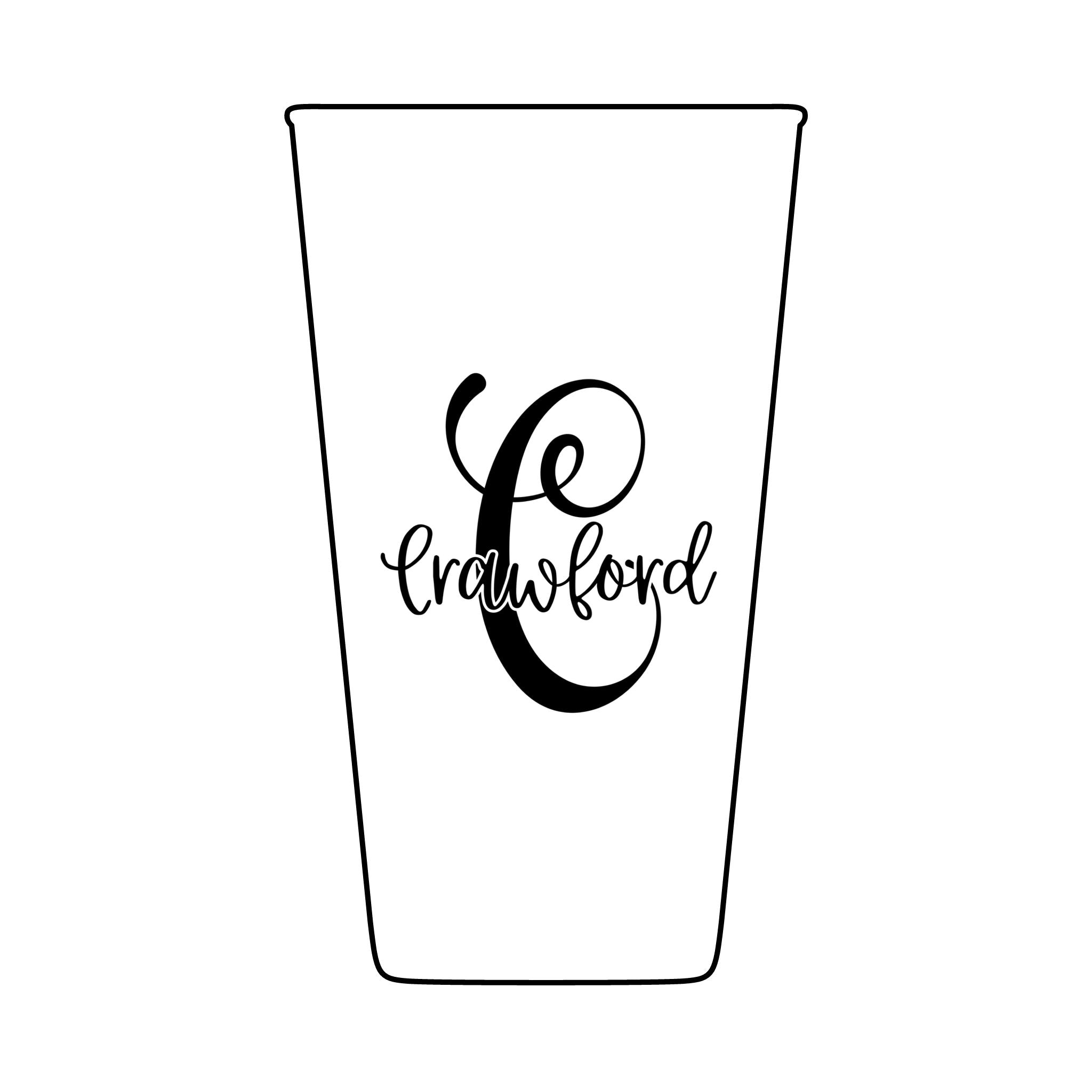 Personalized Engraved Pint Mixing Glass, 16oz - Custom Barware for Home Bartenders, Perfect Gift for Birthdays, Anniversaries, [...]