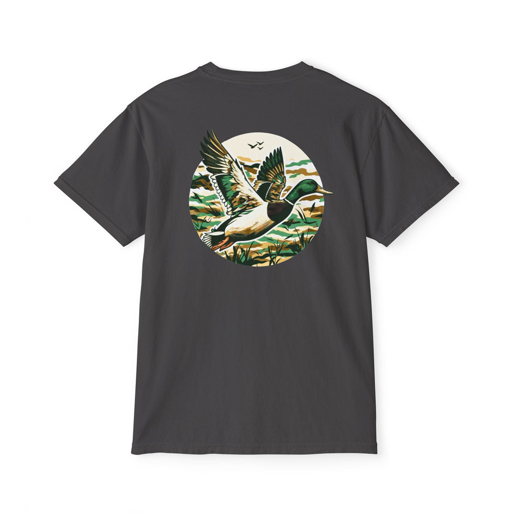 Black belt outfitters, duck hunting custom design hunting Unisex Garment-Dyed Pocket T-Shirt
