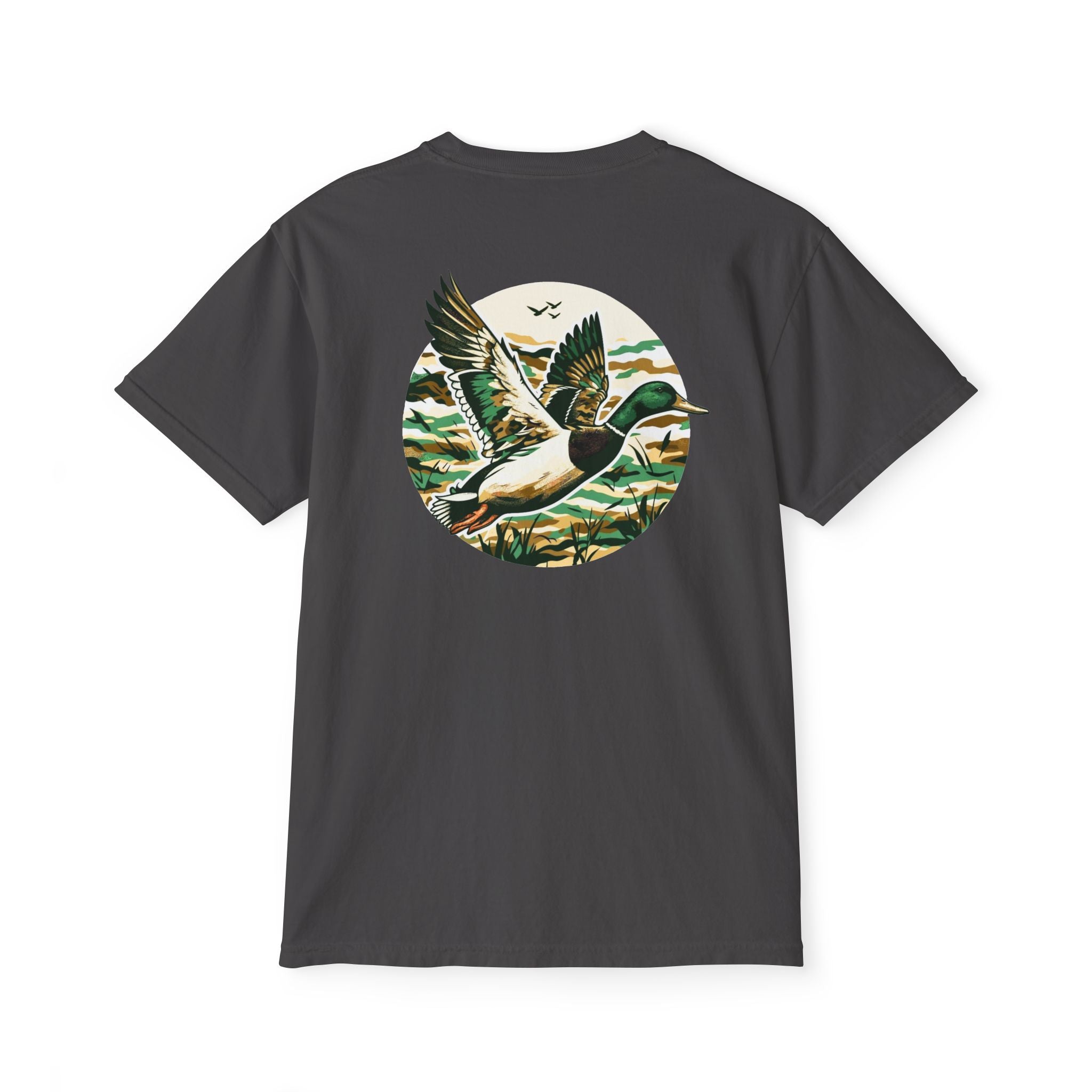 Black belt outfitters, duck hunting custom design hunting Unisex Garment-Dyed Pocket T-Shirt