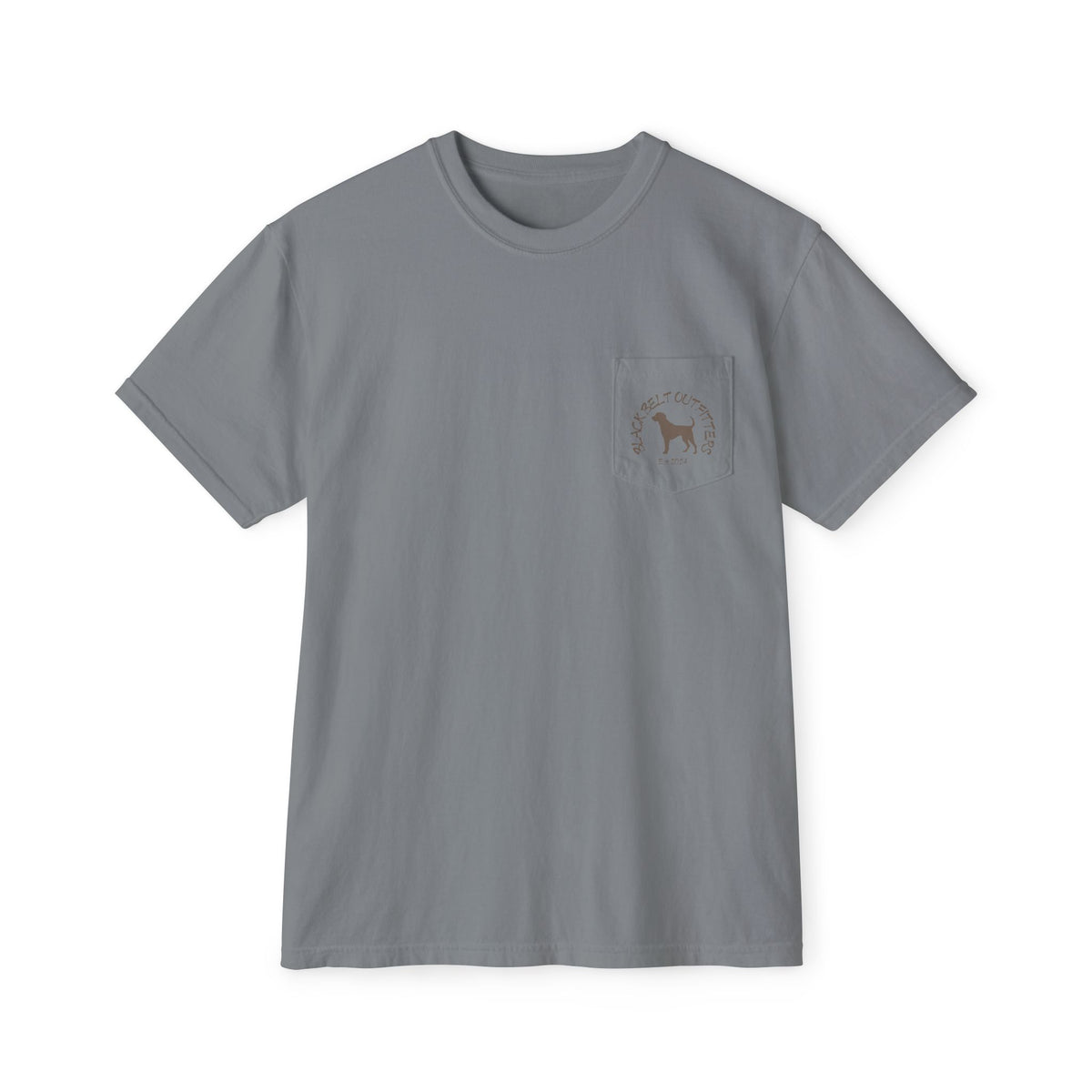 Black belt outfitters Fishing Poles Heart Unisex Garment-Dyed Pocket T-Shirt